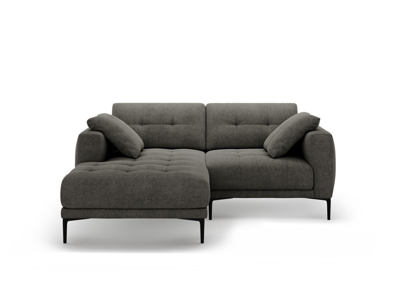 Left Corner Sofa, "Bemy", 2 Seats, 205x174x86
