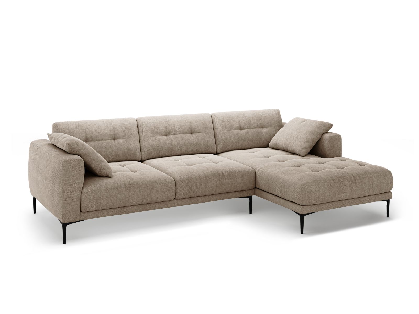 Right Corner Sofa, "Bemy", 3 Seats, 291x174x86