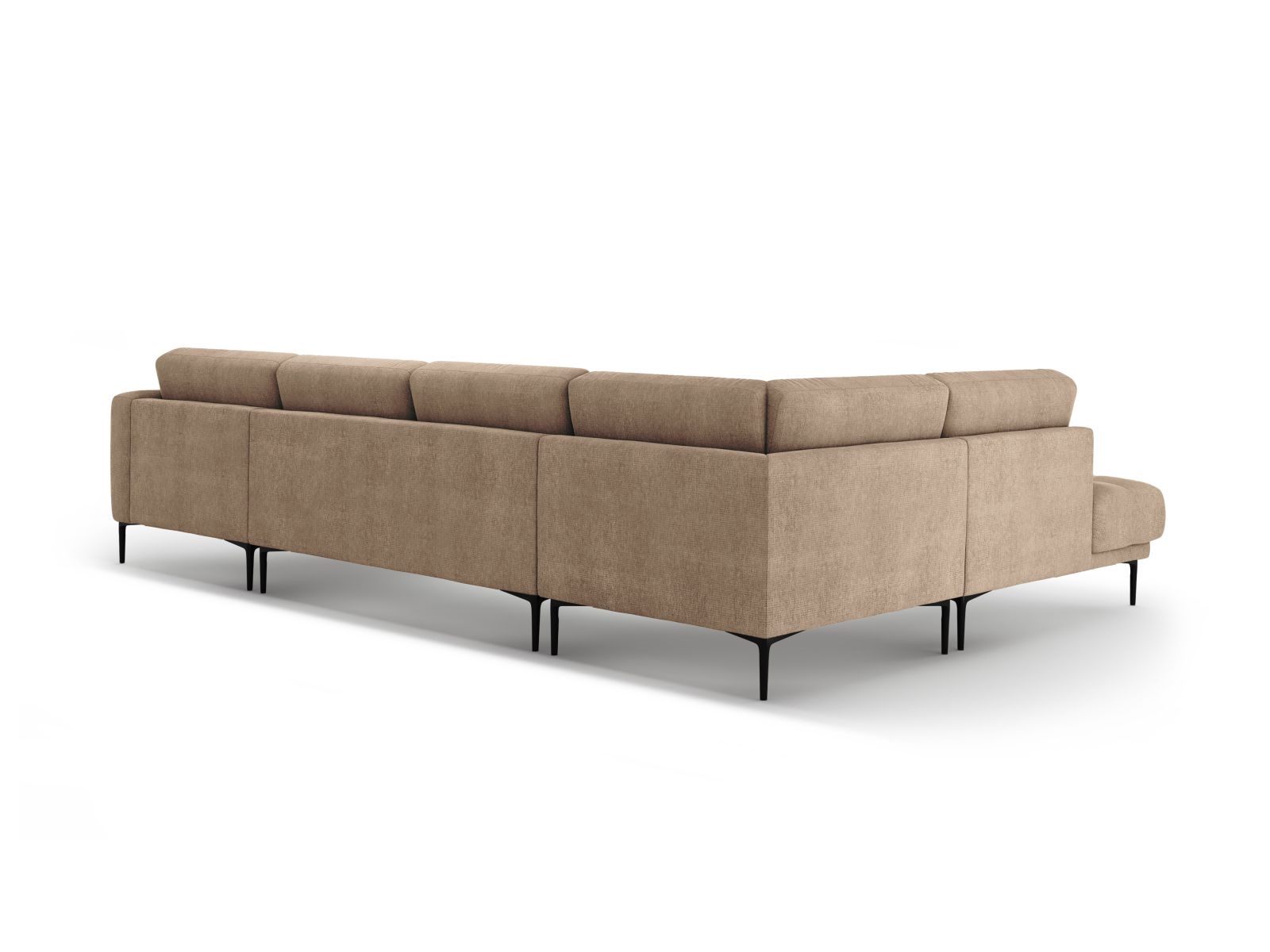 Panoramic Left Corner Sofa, "Bemy", 7 Seats, 368x240x86