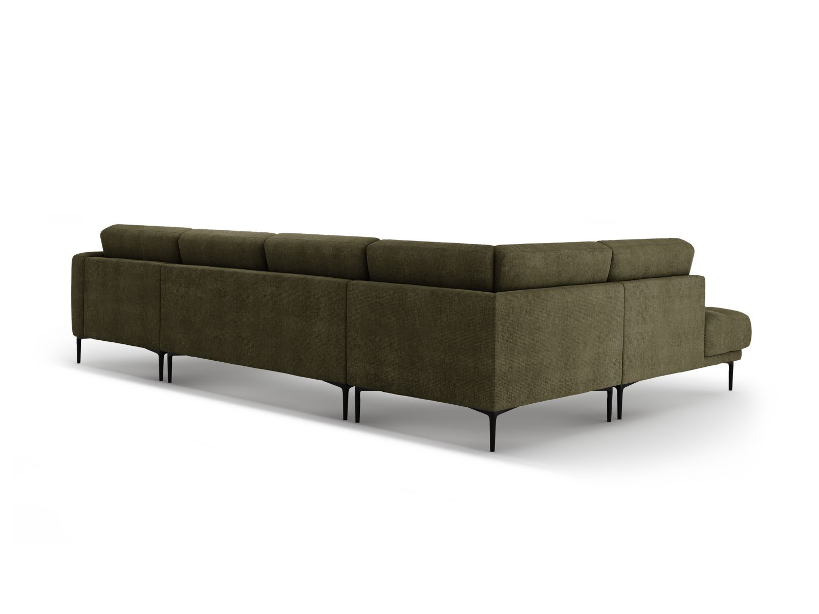 Panoramic Left Corner Sofa, "Bemy", 7 Seats, 368x240x86