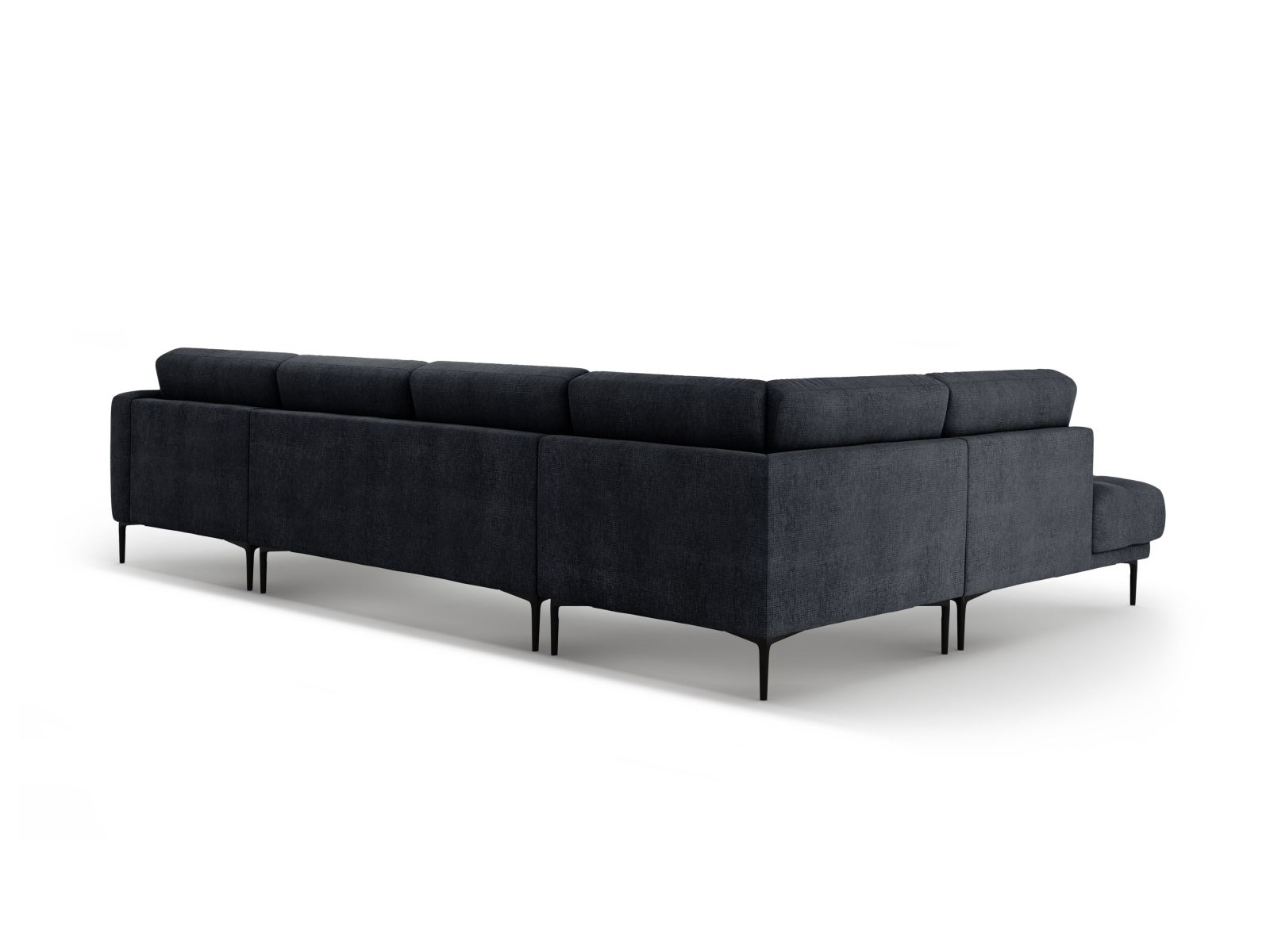 Panoramic Left Corner Sofa, "Bemy", 7 Seats, 368x240x86