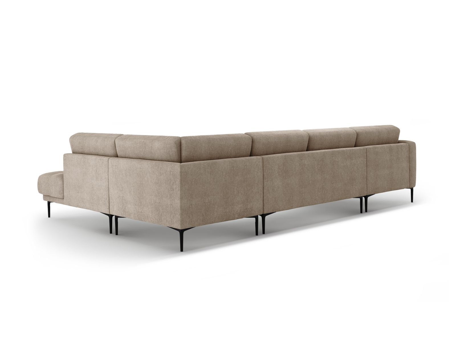 Panoramic Right Corner Sofa, "Bemy", 7 Seats, 368x240x86