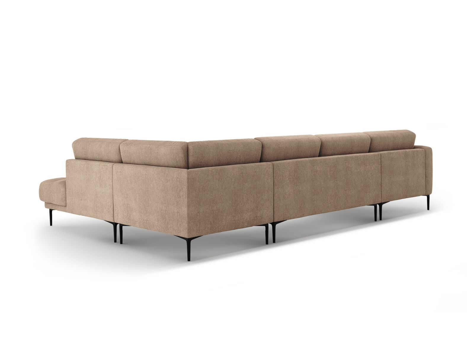 Panoramic Right Corner Sofa, "Bemy", 7 Seats, 368x240x86