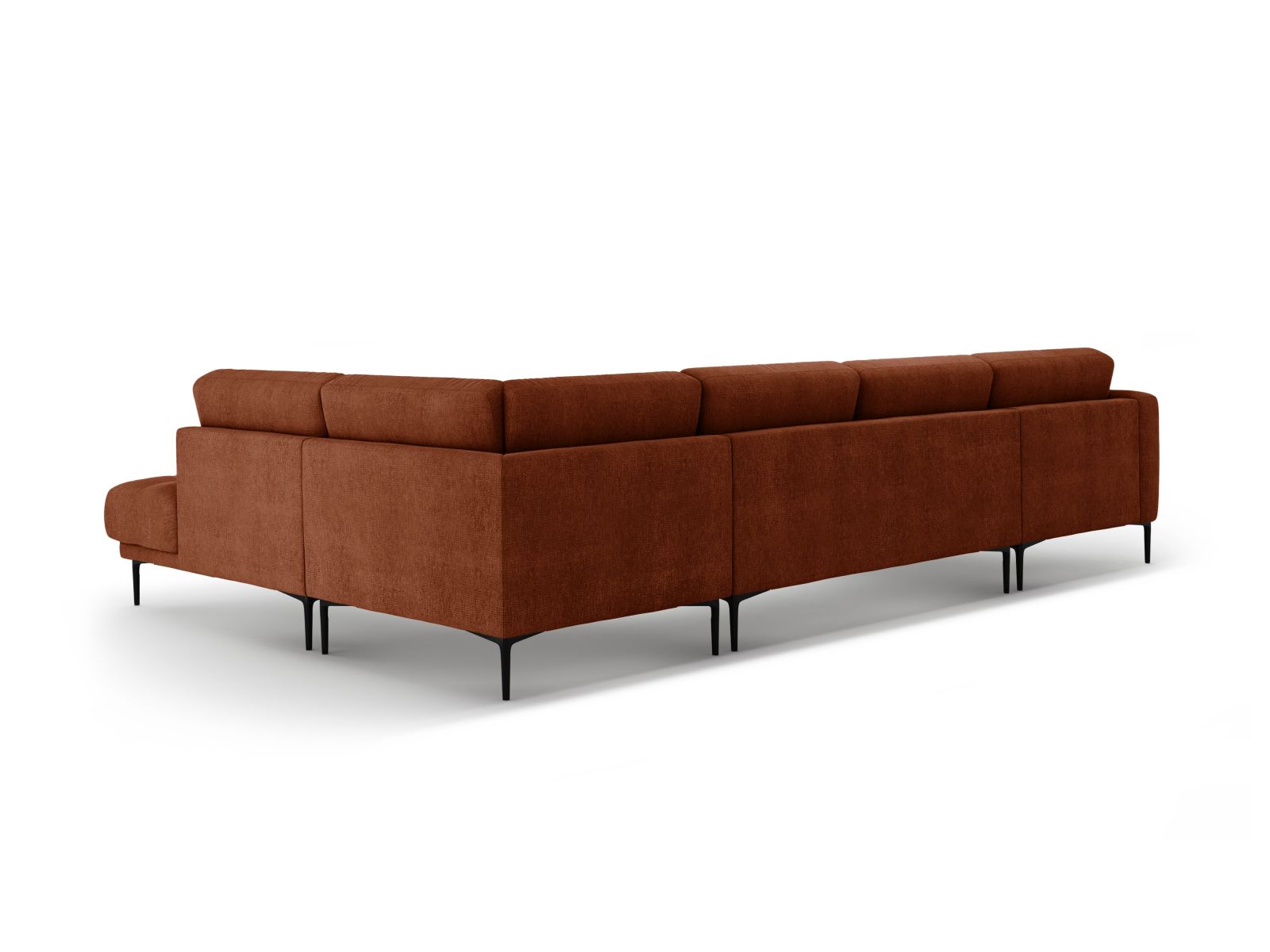 Panoramic Right Corner Sofa, "Bemy", 7 Seats, 368x240x86