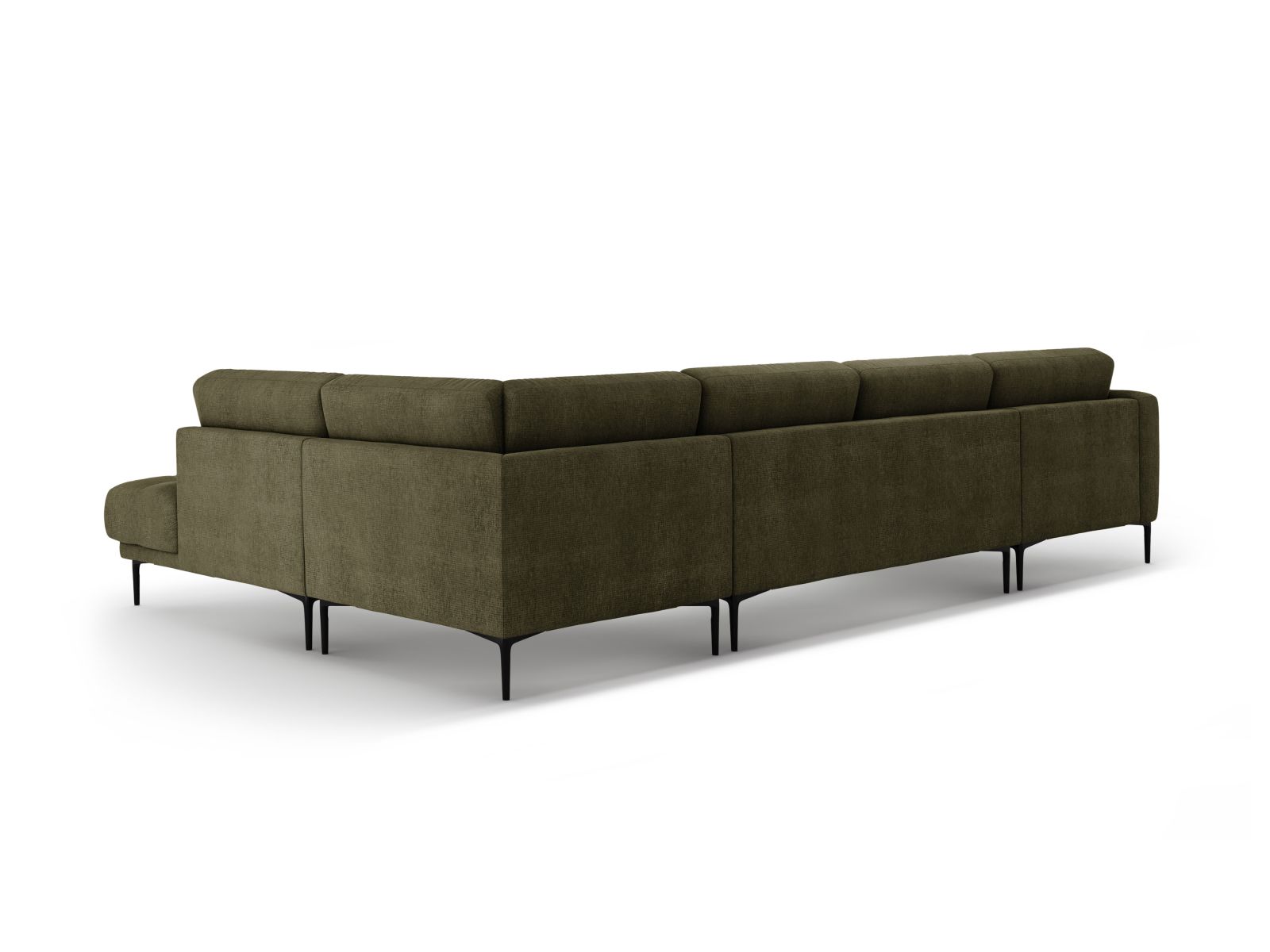 Panoramic Right Corner Sofa, "Bemy", 7 Seats, 368x240x86