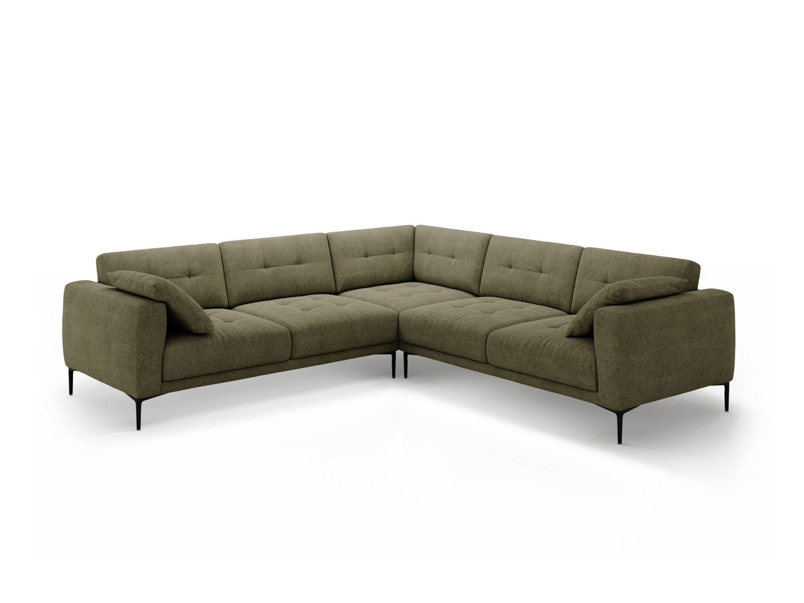 Symmetrical Corner Sofa, "Bemy", 5 Seats, 282x282x86