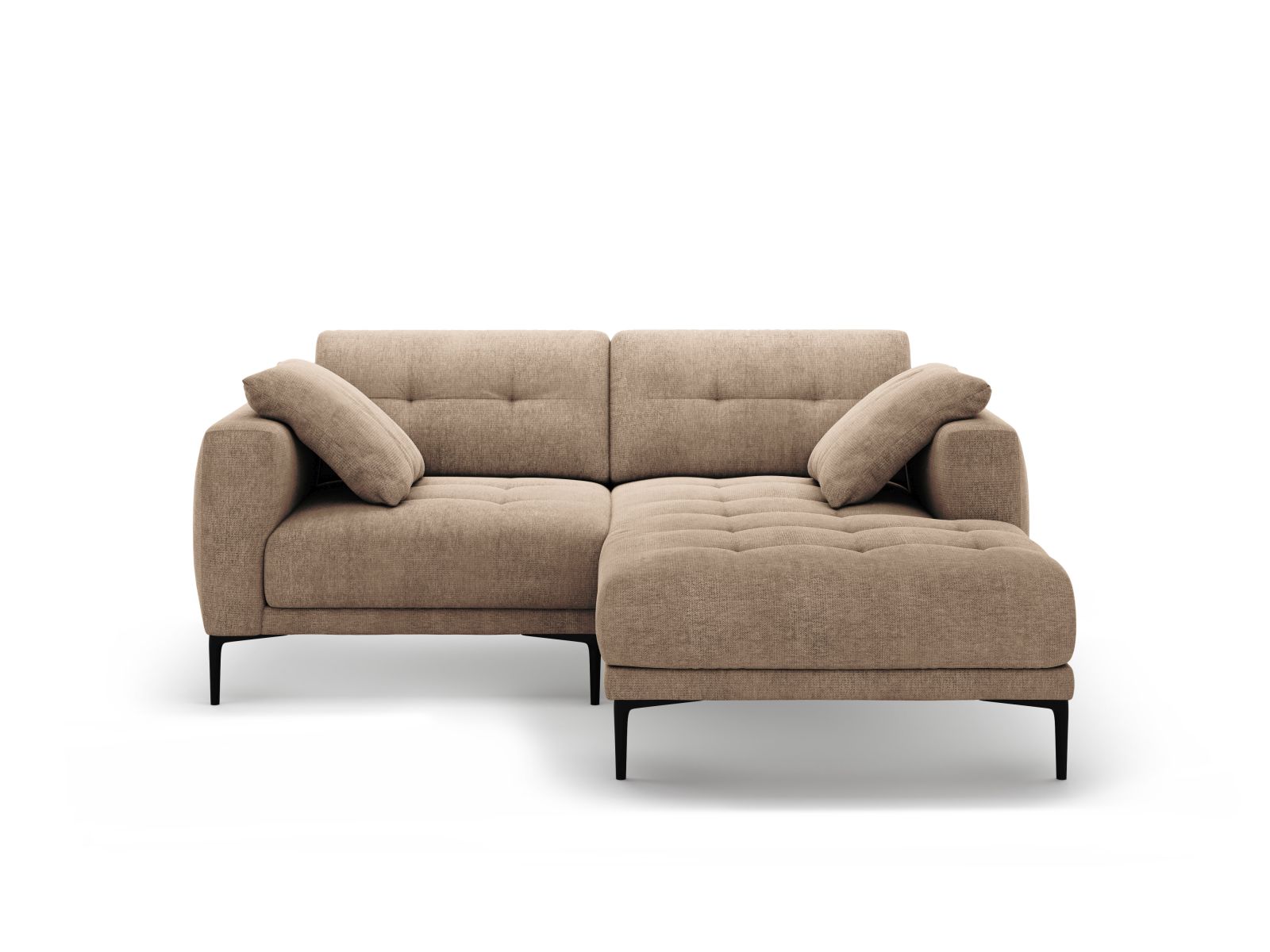 Right Corner Sofa, "Bemy", 2 Seats, 205x174x86