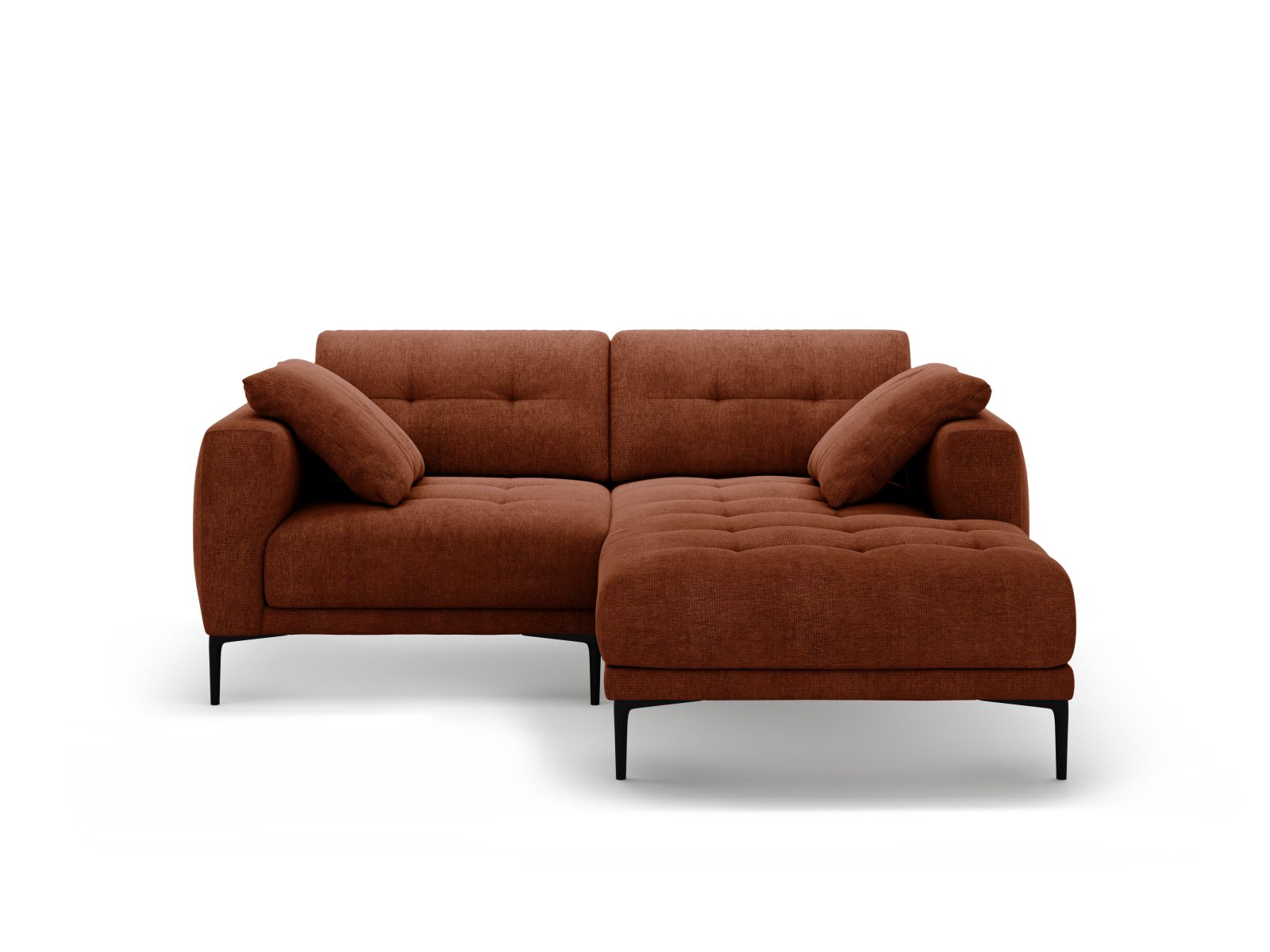 Right Corner Sofa, "Bemy", 2 Seats, 205x174x86