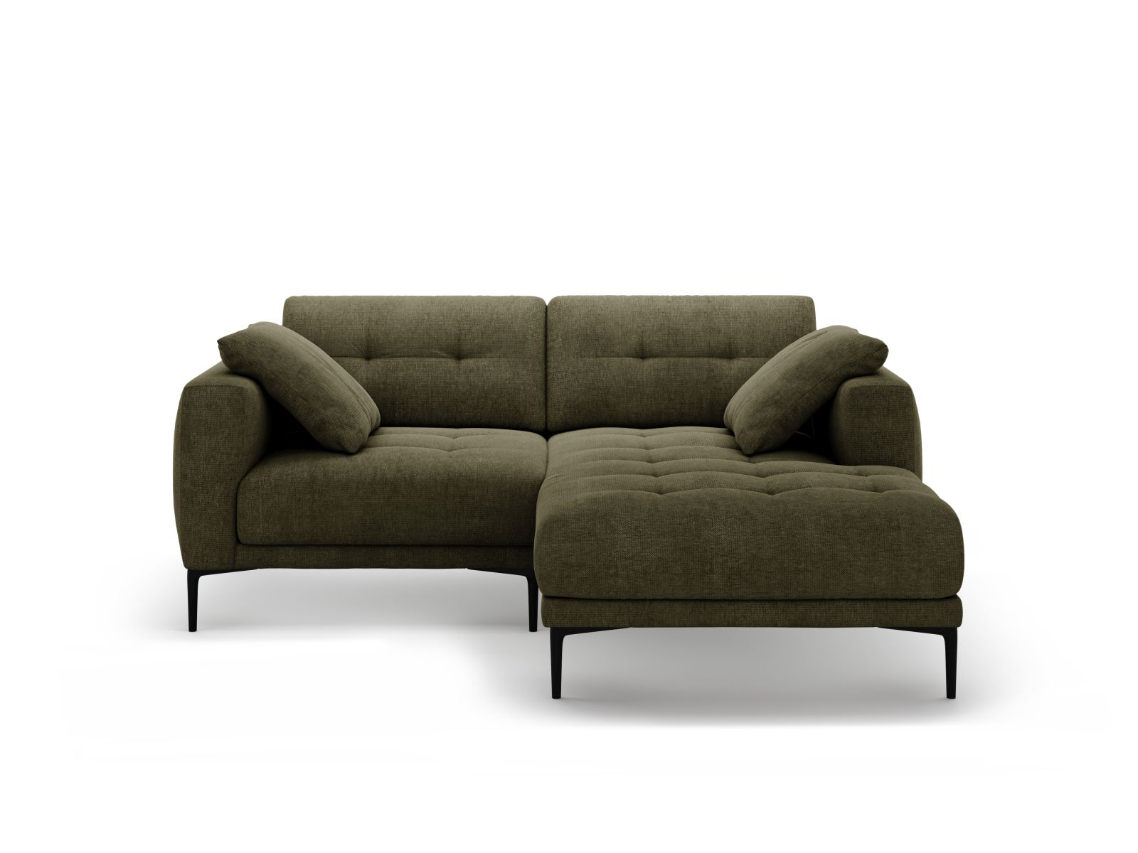 Right Corner Sofa, "Bemy", 2 Seats, 205x174x86