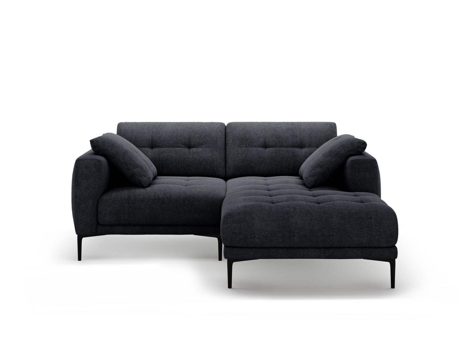 Right Corner Sofa, "Bemy", 2 Seats, 205x174x86