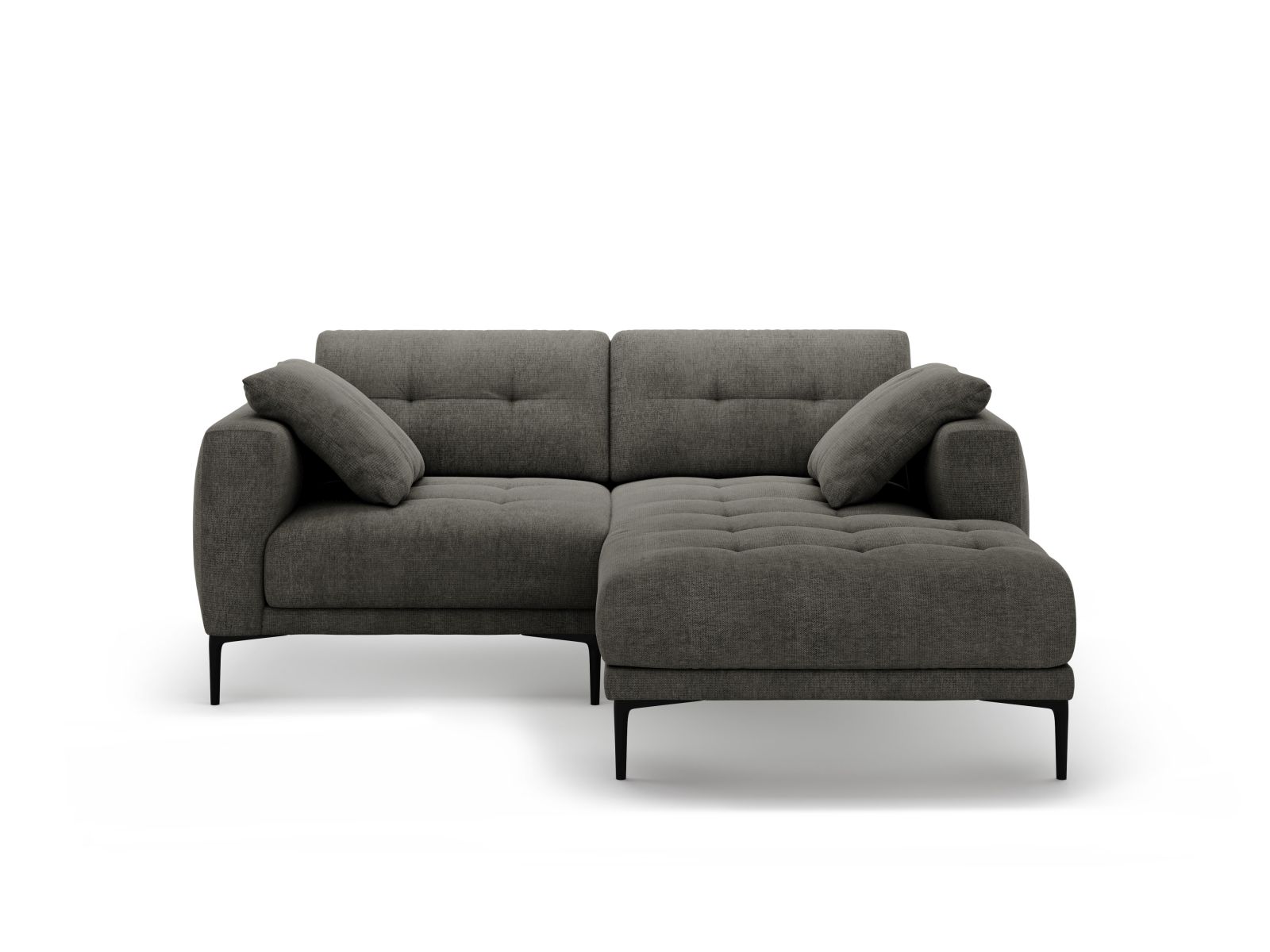 Right Corner Sofa, "Bemy", 2 Seats, 205x174x86