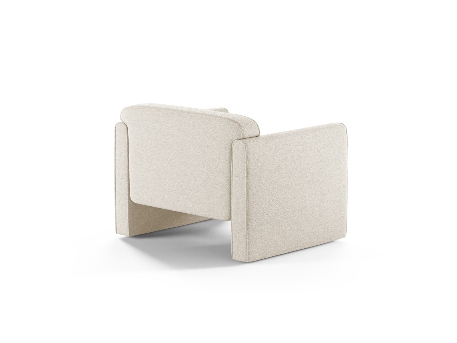 Boucle Armchair, "Abby", 1 Seat, 90x80x69