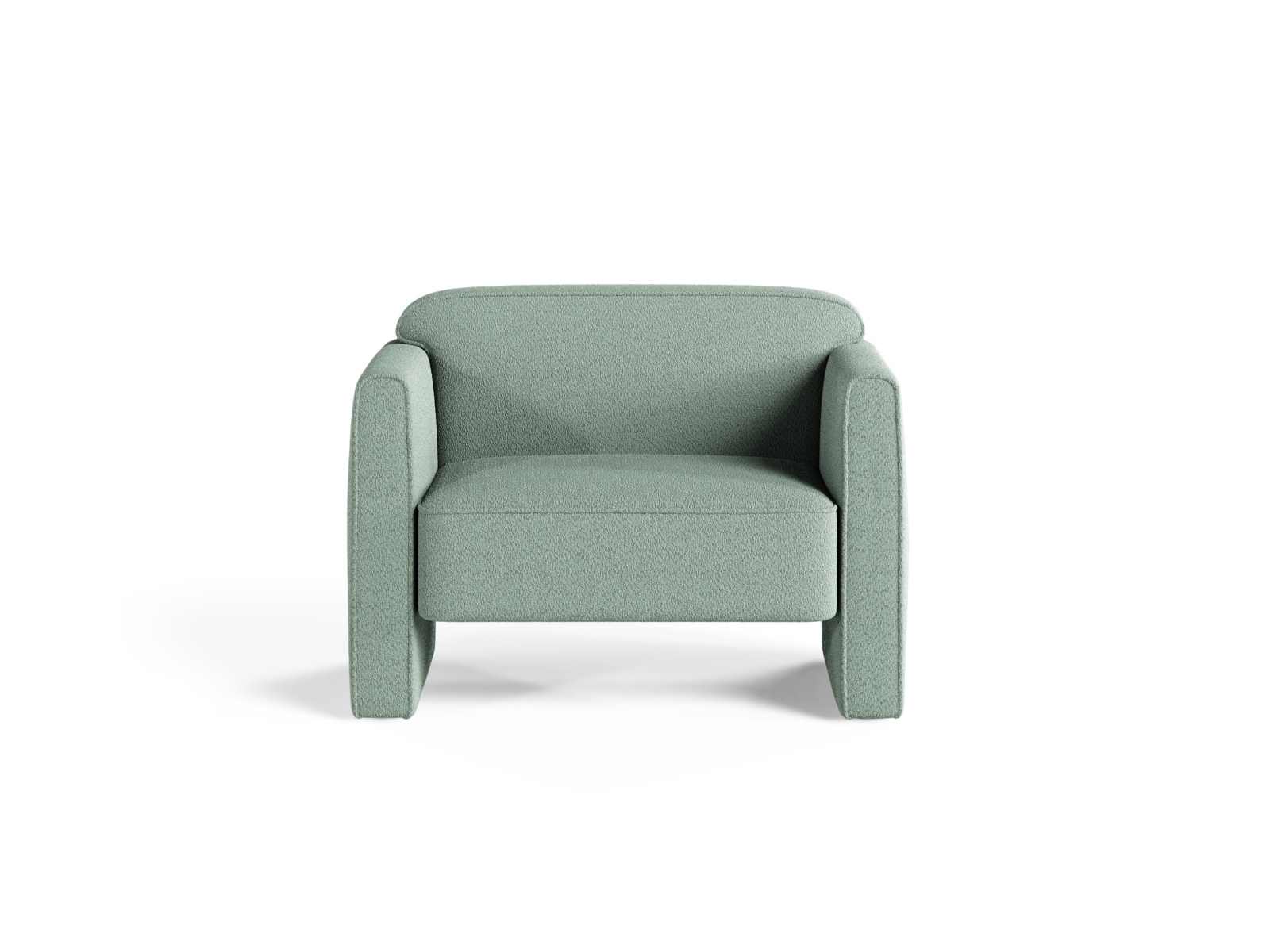 Boucle Armchair, "Abby", 1 Seat, 90x80x69
