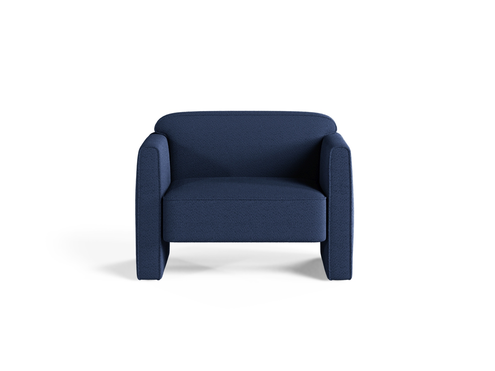 Boucle Armchair, "Abby", 1 Seat, 90x80x69