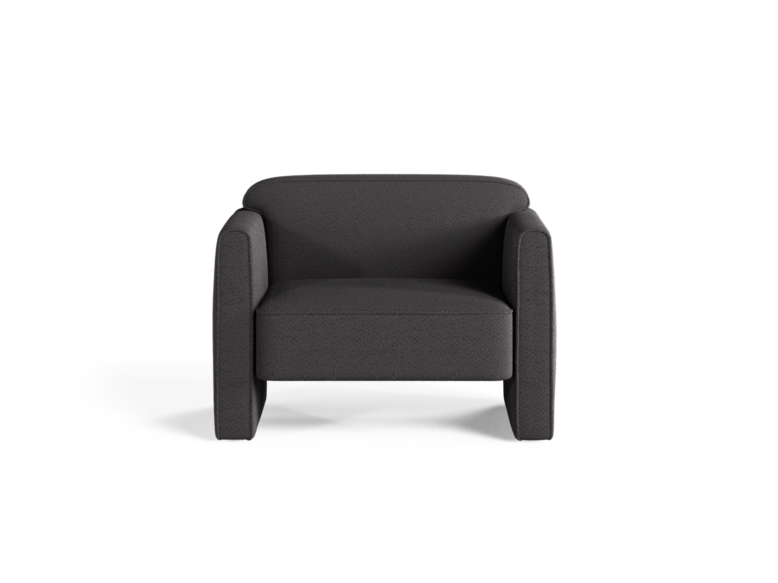 Boucle Armchair, "Abby", 1 Seat, 90x80x69