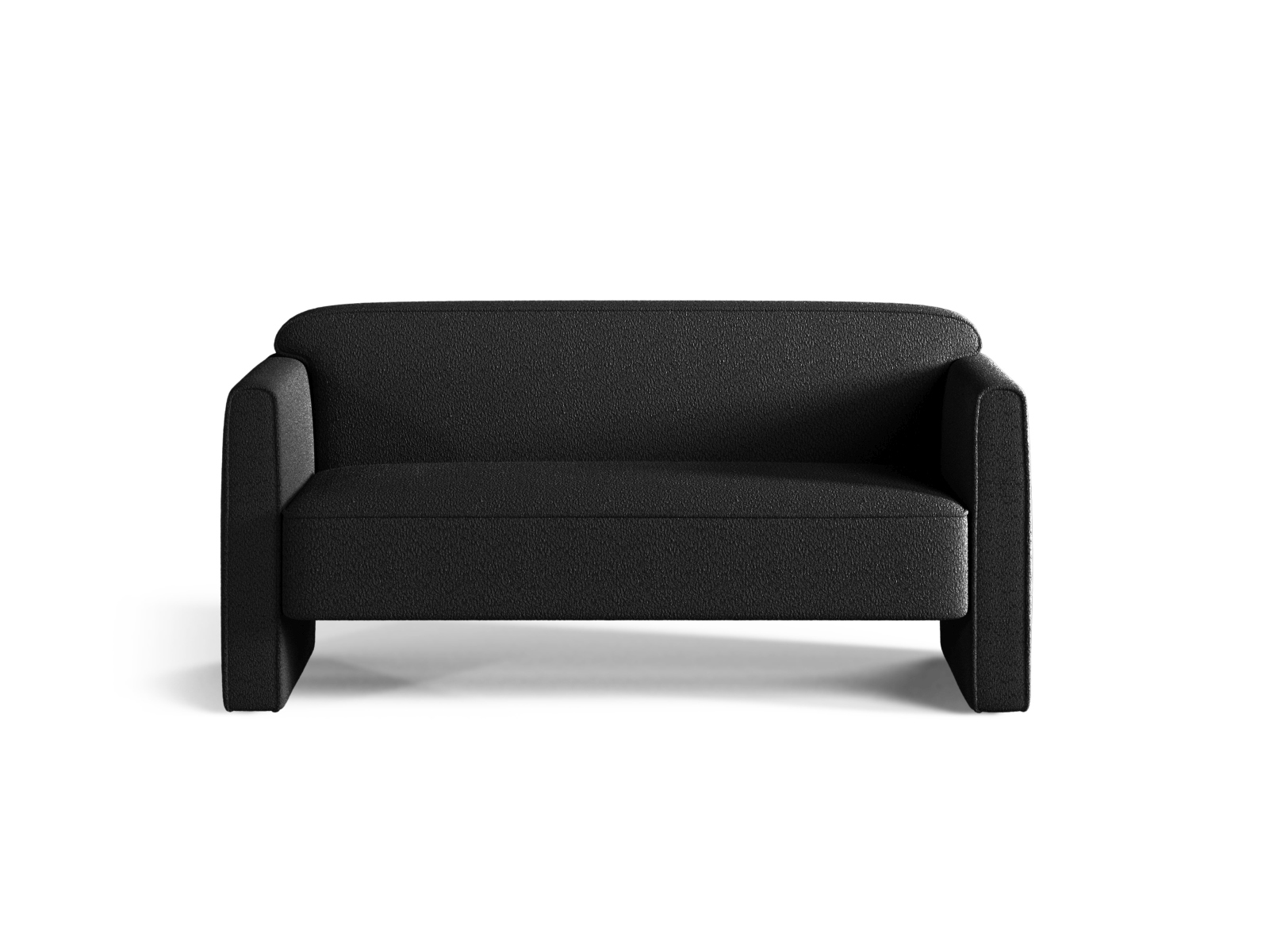 Boucle Sofa, "Abby", 2 Seats, 140x80x69