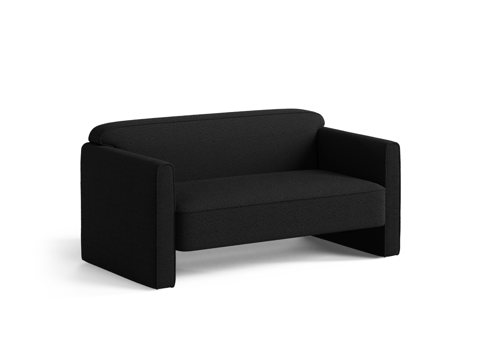 Boucle Sofa, "Abby", 2 Seats, 140x80x69