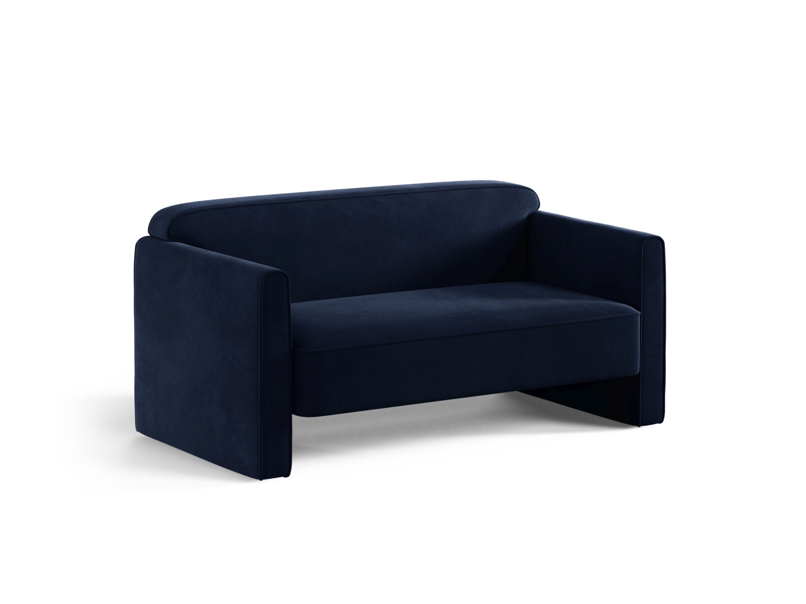Velvet Sofa, "Abby", 2 Seats, 140x80x69