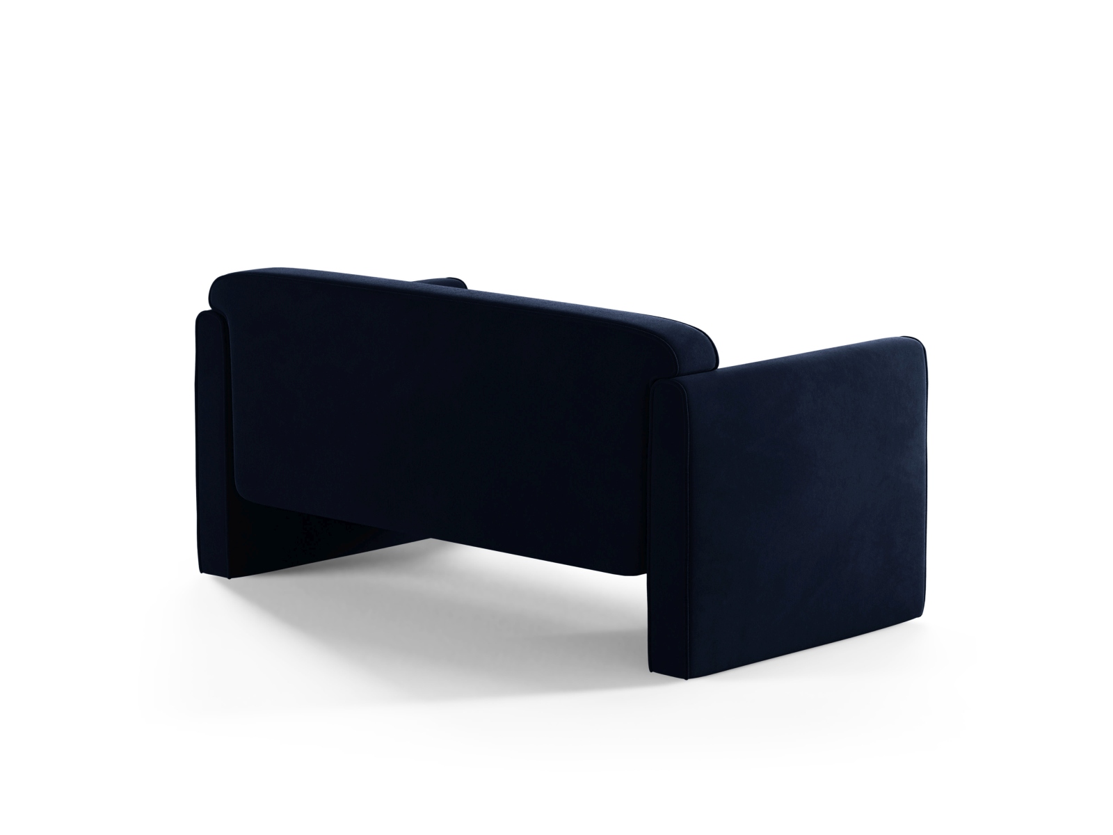 Velvet Sofa, "Abby", 2 Seats, 140x80x69
