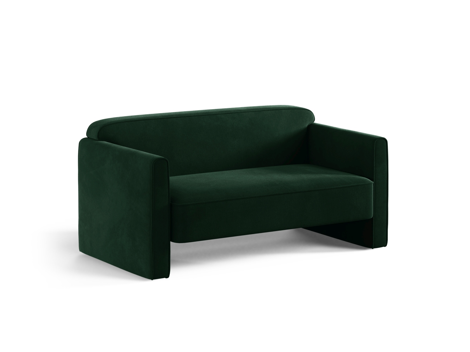 Velvet Sofa, "Abby", 2 Seats, 140x80x69
