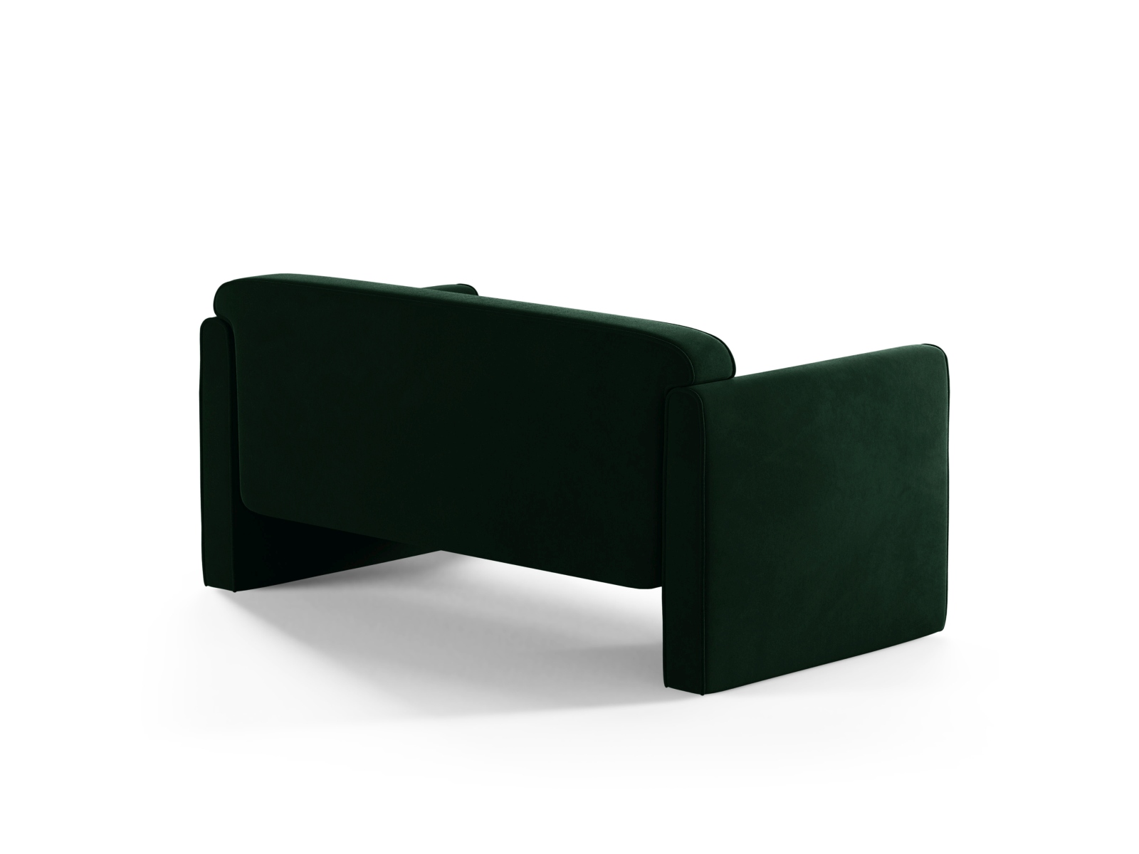 Velvet Sofa, "Abby", 2 Seats, 140x80x69