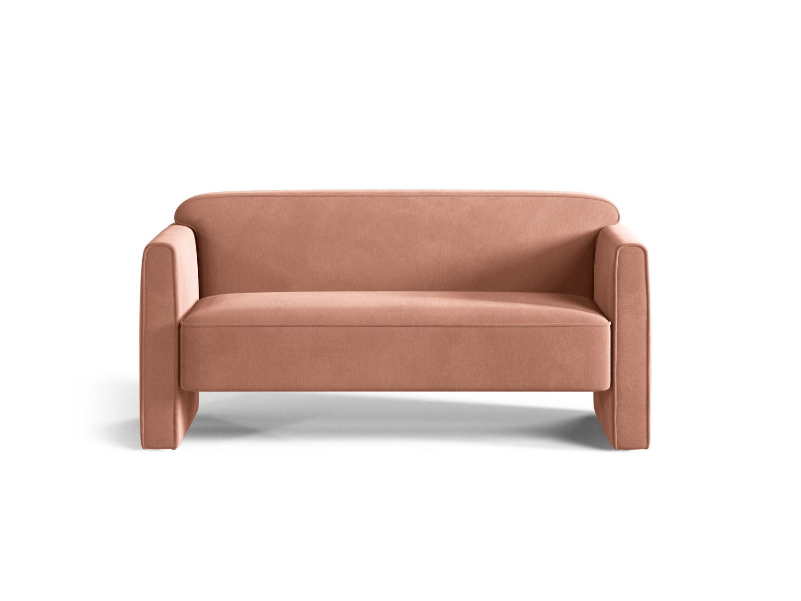 Velvet Sofa, "Abby", 2 Seats, 140x80x69