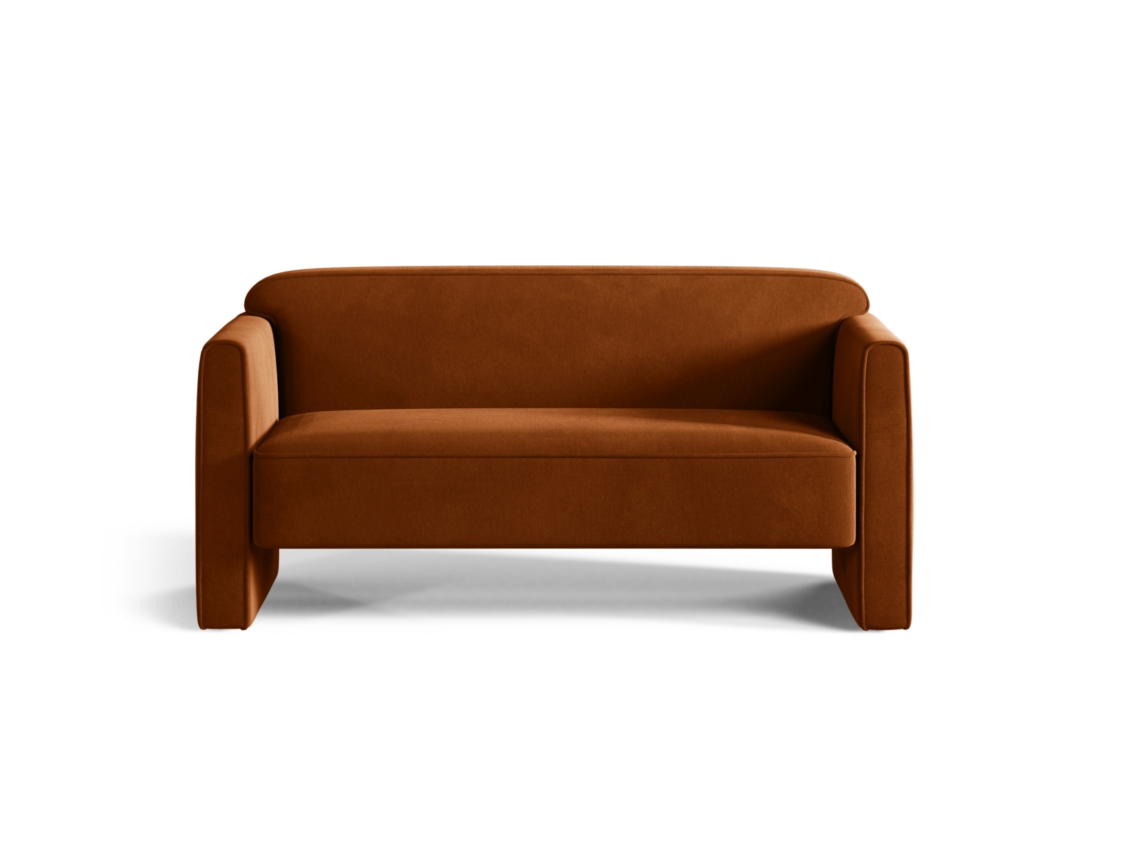 Velvet Sofa, "Abby", 2 Seats, 140x80x69