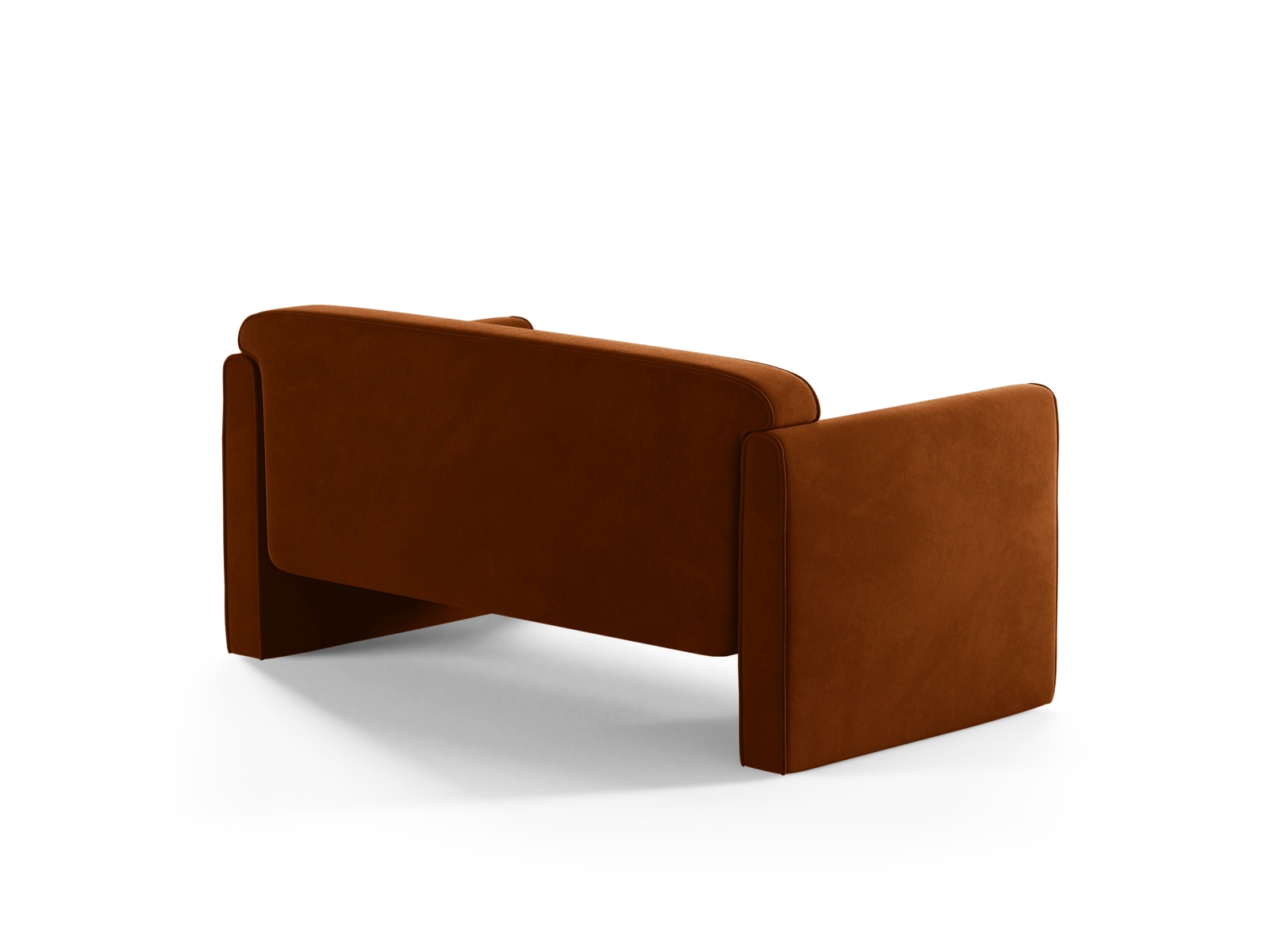 Velvet Sofa, "Abby", 2 Seats, 140x80x69