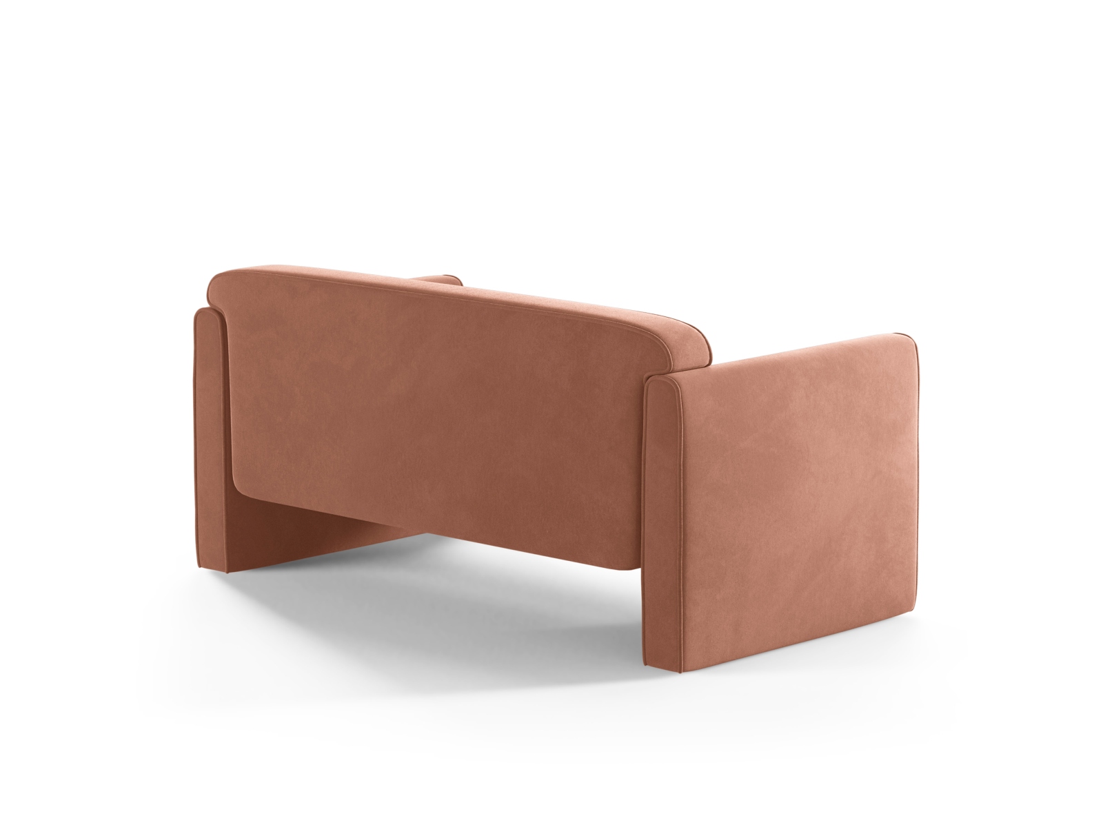 Velvet Sofa, "Abby", 2 Seats, 140x80x69