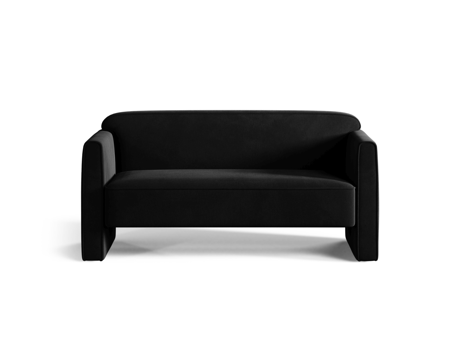Velvet Sofa, "Abby", 2 Seats, 140x80x69