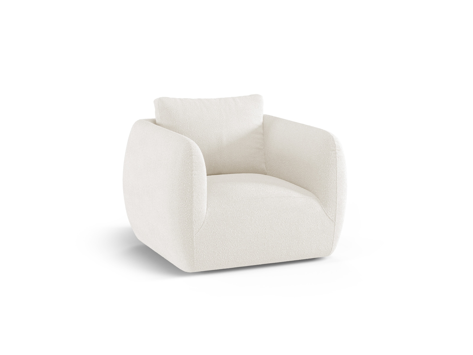 Boucle Armchair, "Iga", 1 Seat, 95.5x87x80