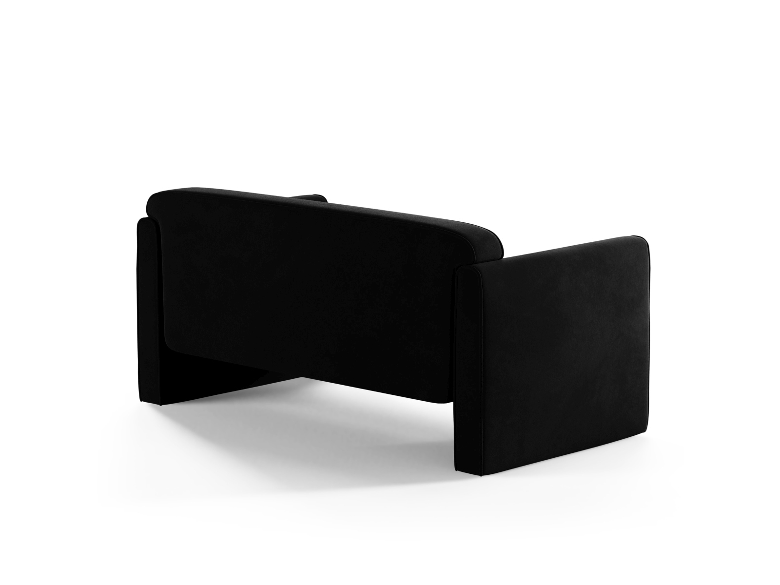 Velvet Sofa, "Abby", 2 Seats, 140x80x69