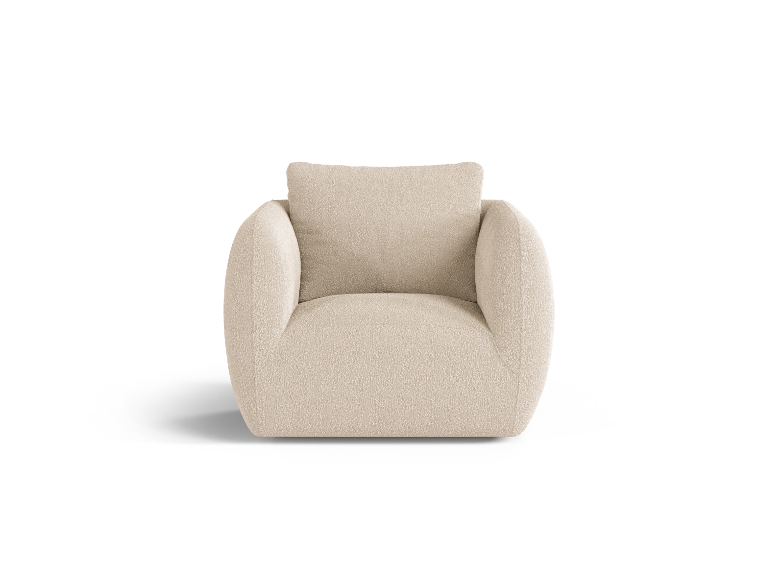 Boucle Armchair, "Iga", 1 Seat, 95.5x87x80
