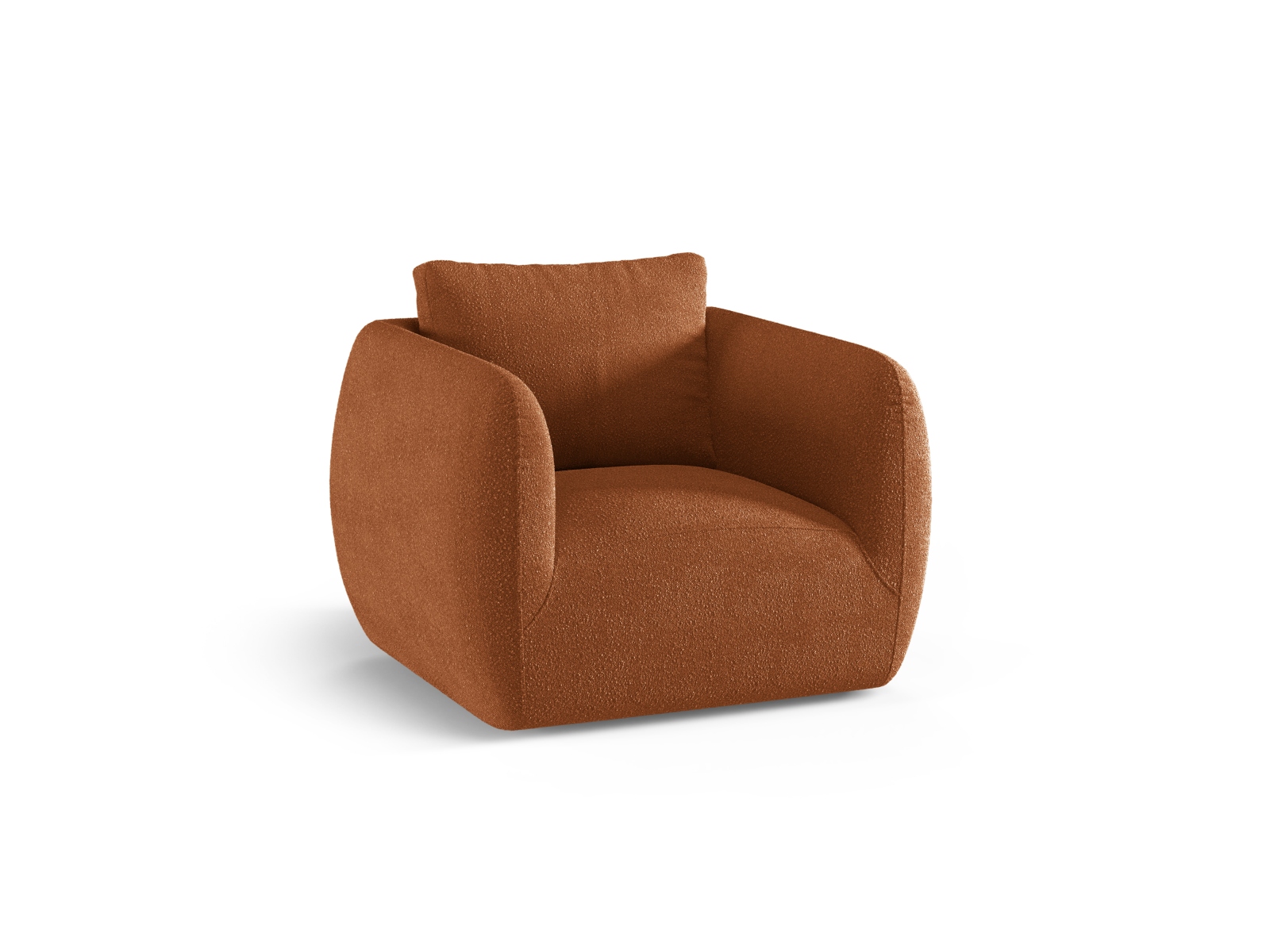 Boucle Armchair, "Iga", 1 Seat, 95.5x87x80