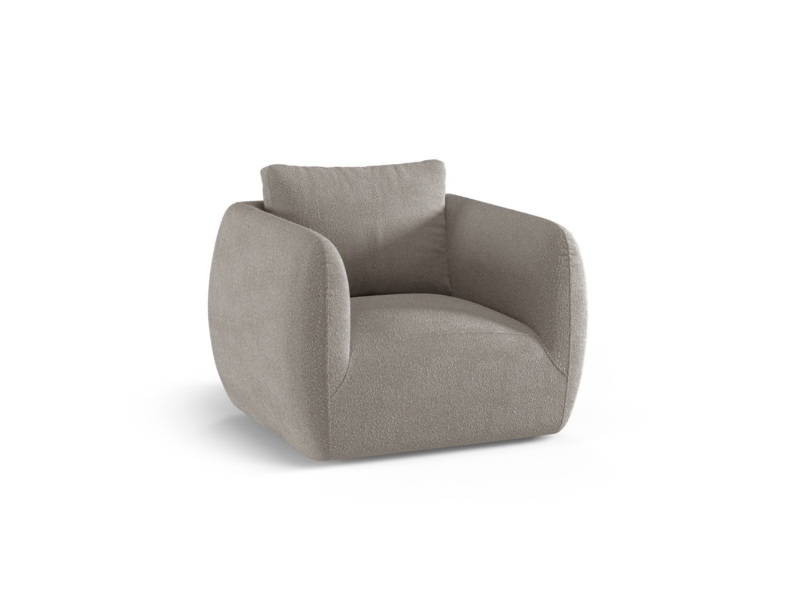 Boucle Armchair, "Iga", 1 Seat, 95.5x87x80