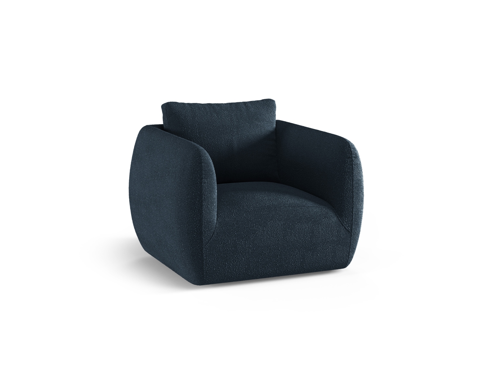 Boucle Armchair, "Iga", 1 Seat, 95.5x87x80