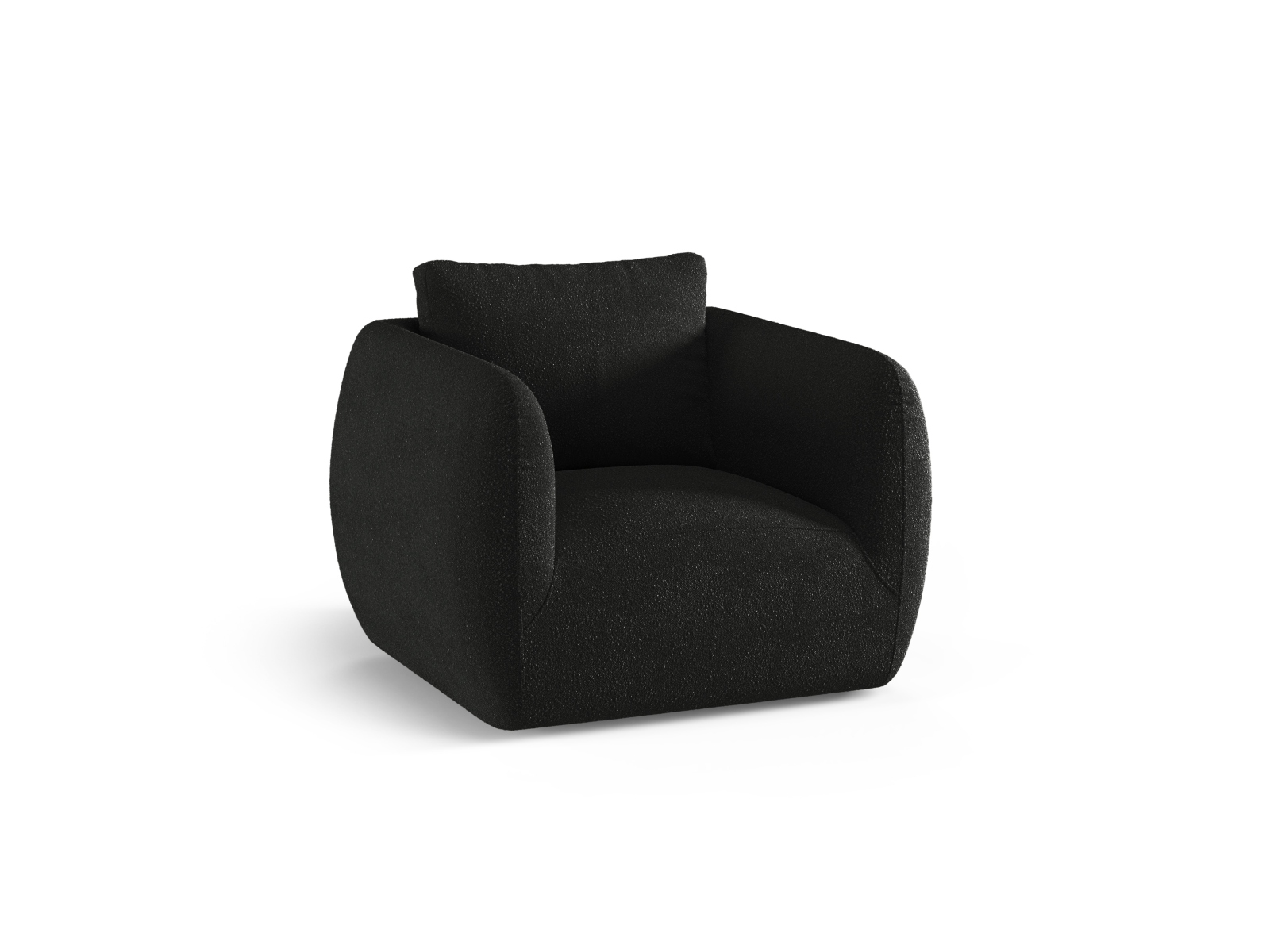 Boucle Armchair, "Iga", 1 Seat, 95.5x87x80
