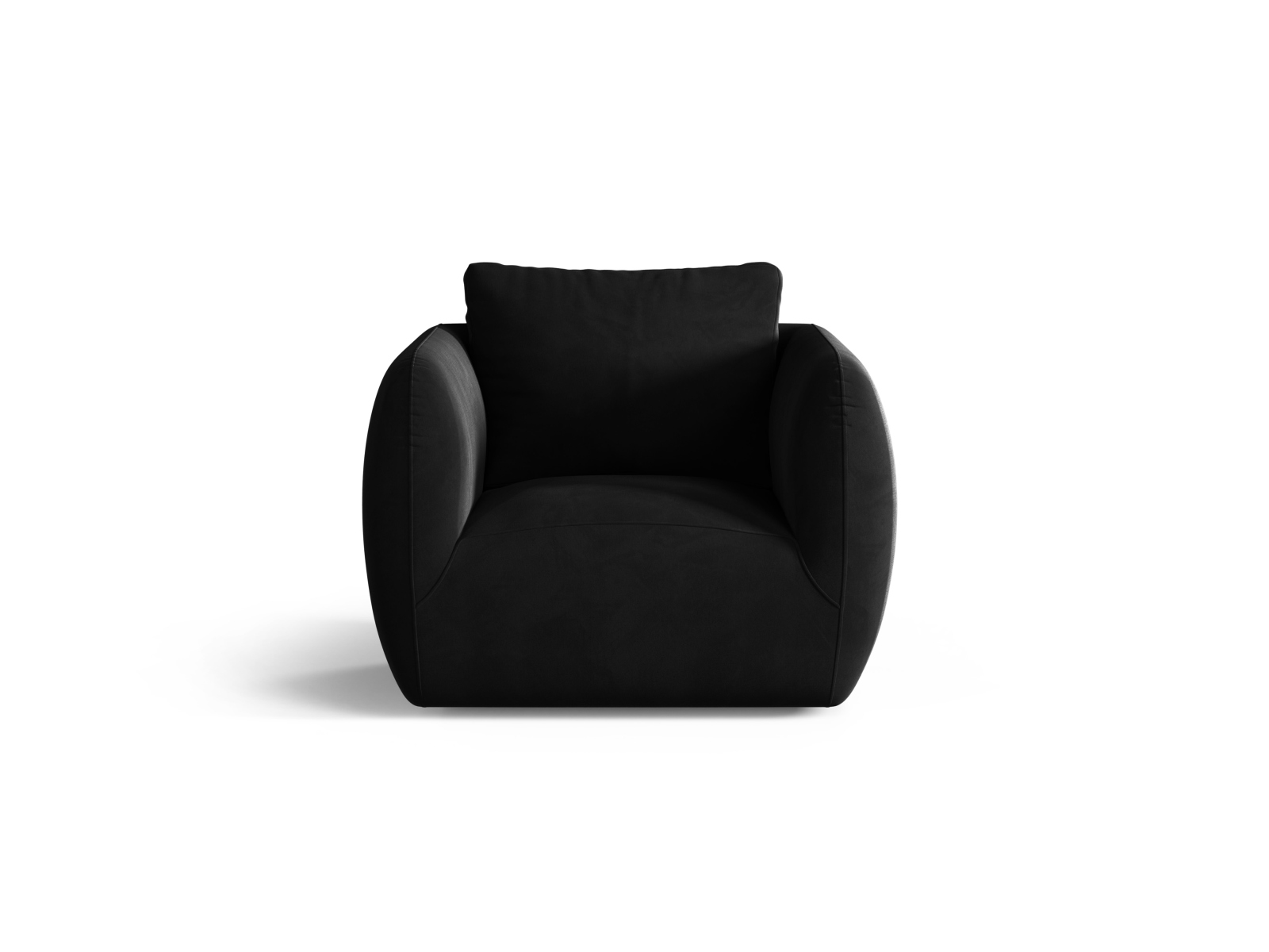 Velvet Armchair, "Iga", 1 Seat, 95.5x87x80