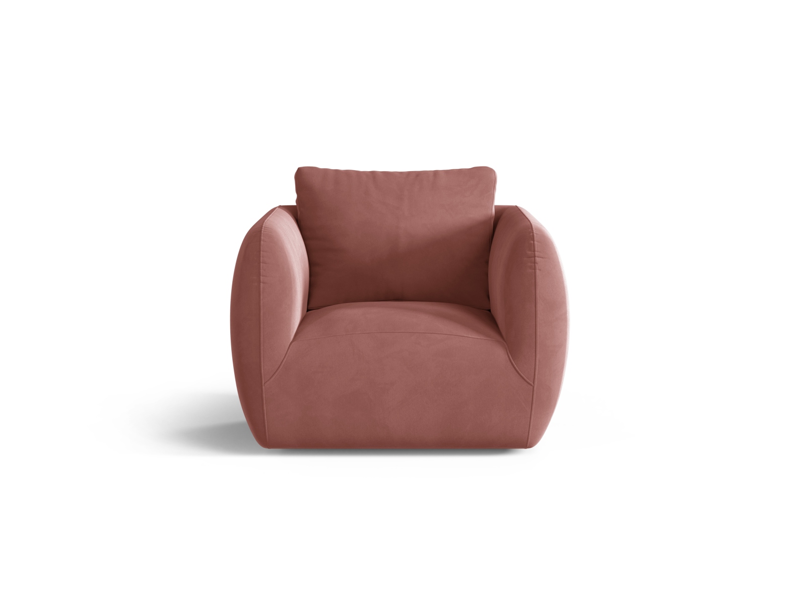 Velvet Armchair, "Iga", 1 Seat, 95.5x87x80