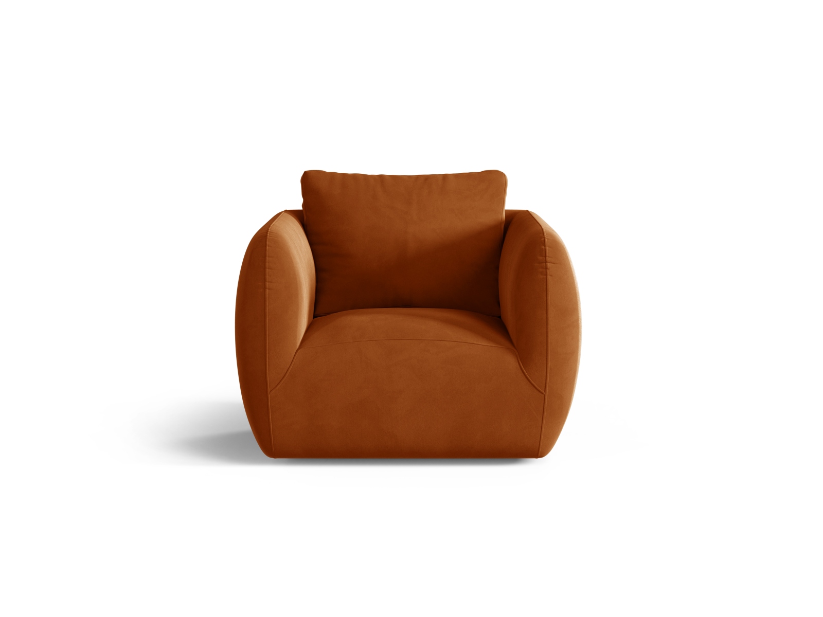 Velvet Armchair, "Iga", 1 Seat, 95.5x87x80
