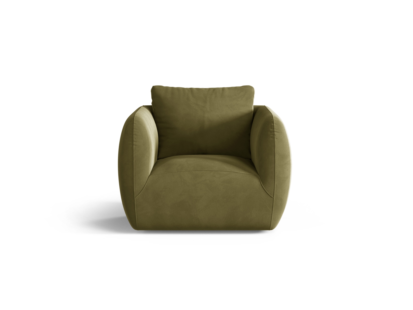 Velvet Armchair, "Iga", 1 Seat, 95.5x87x80