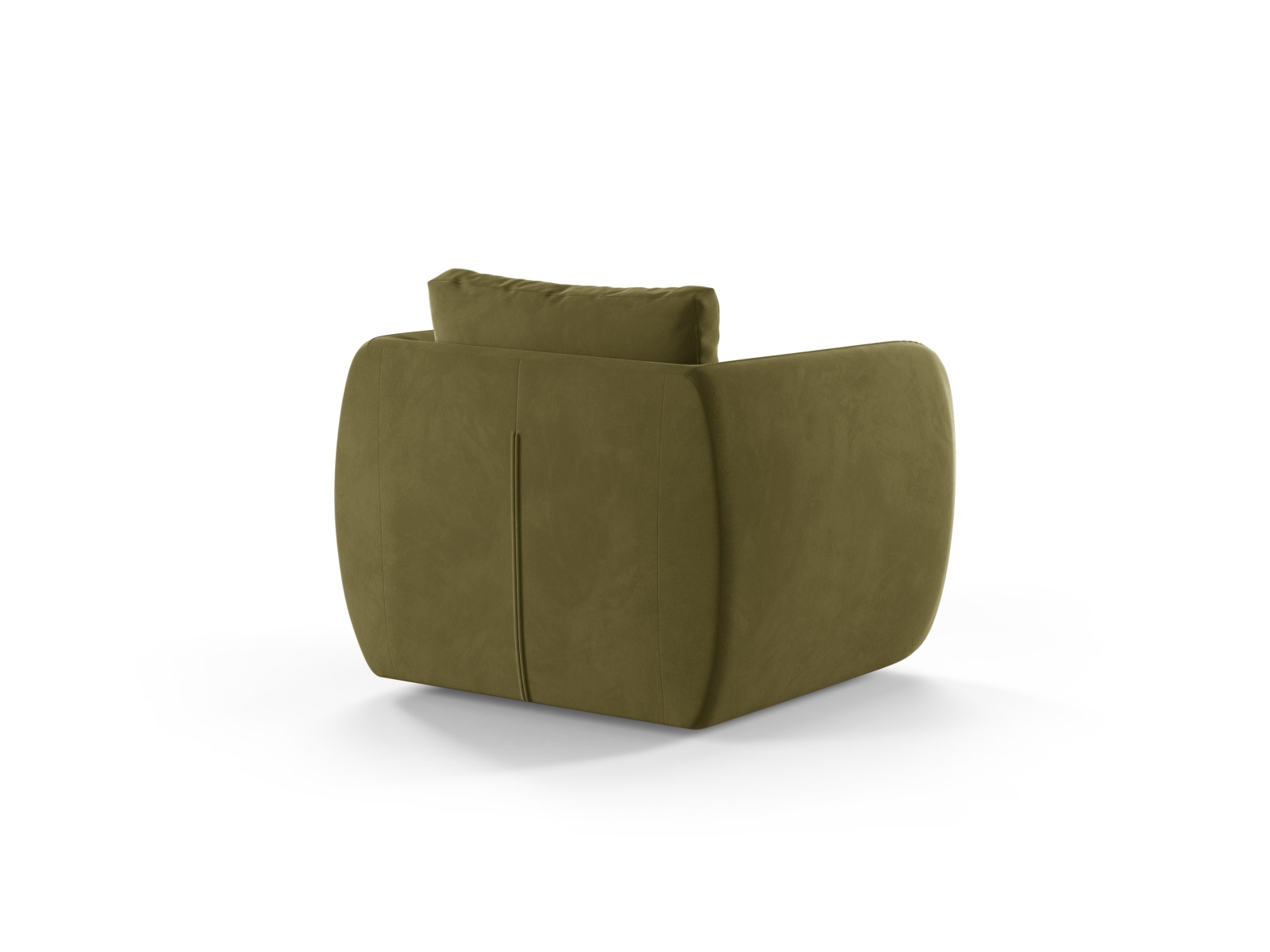 Velvet Armchair, "Iga", 1 Seat, 95.5x87x80