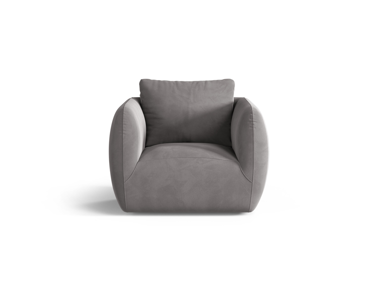 Velvet Armchair, "Iga", 1 Seat, 95.5x87x80
