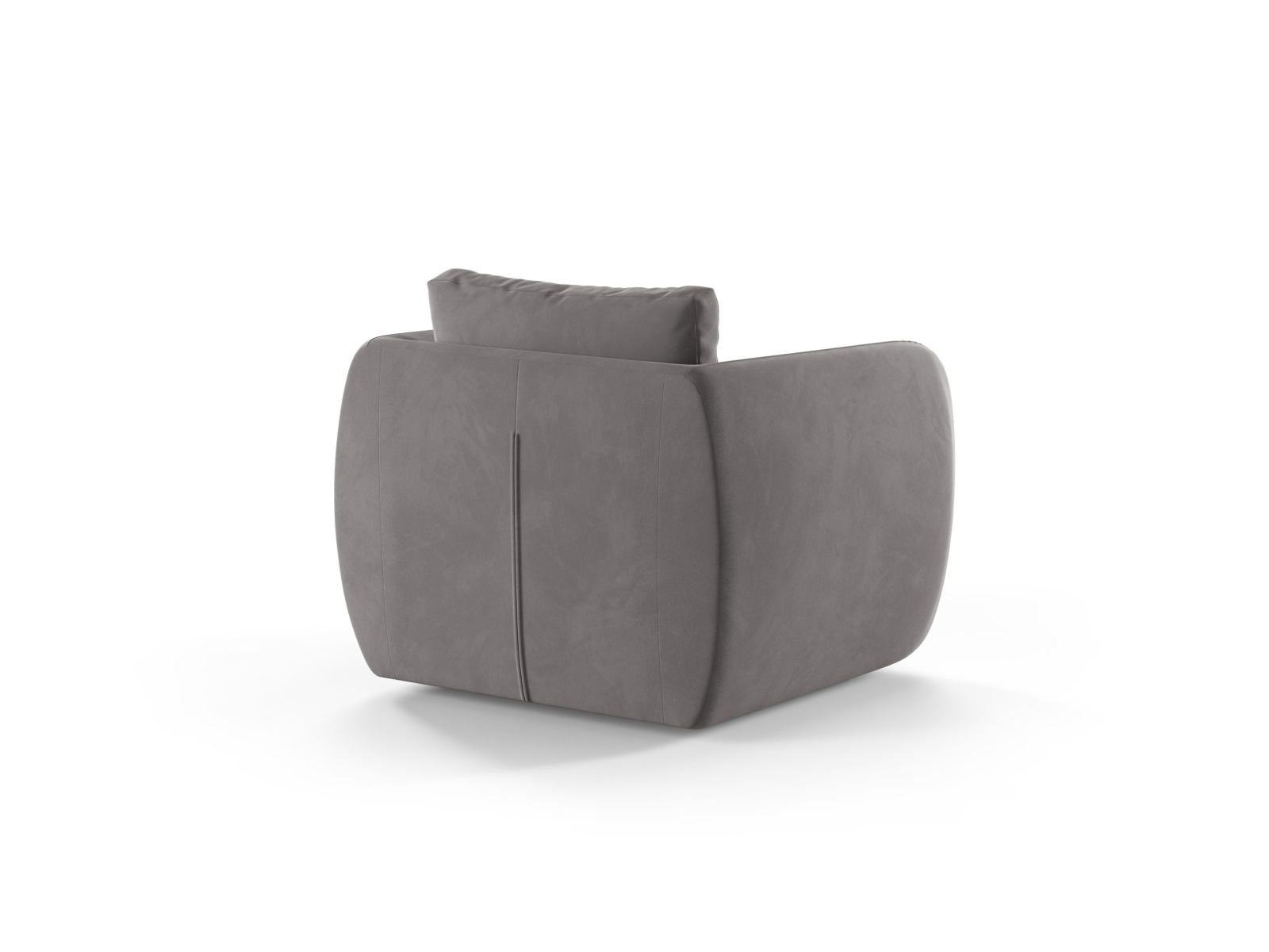 Velvet Armchair, "Iga", 1 Seat, 95.5x87x80