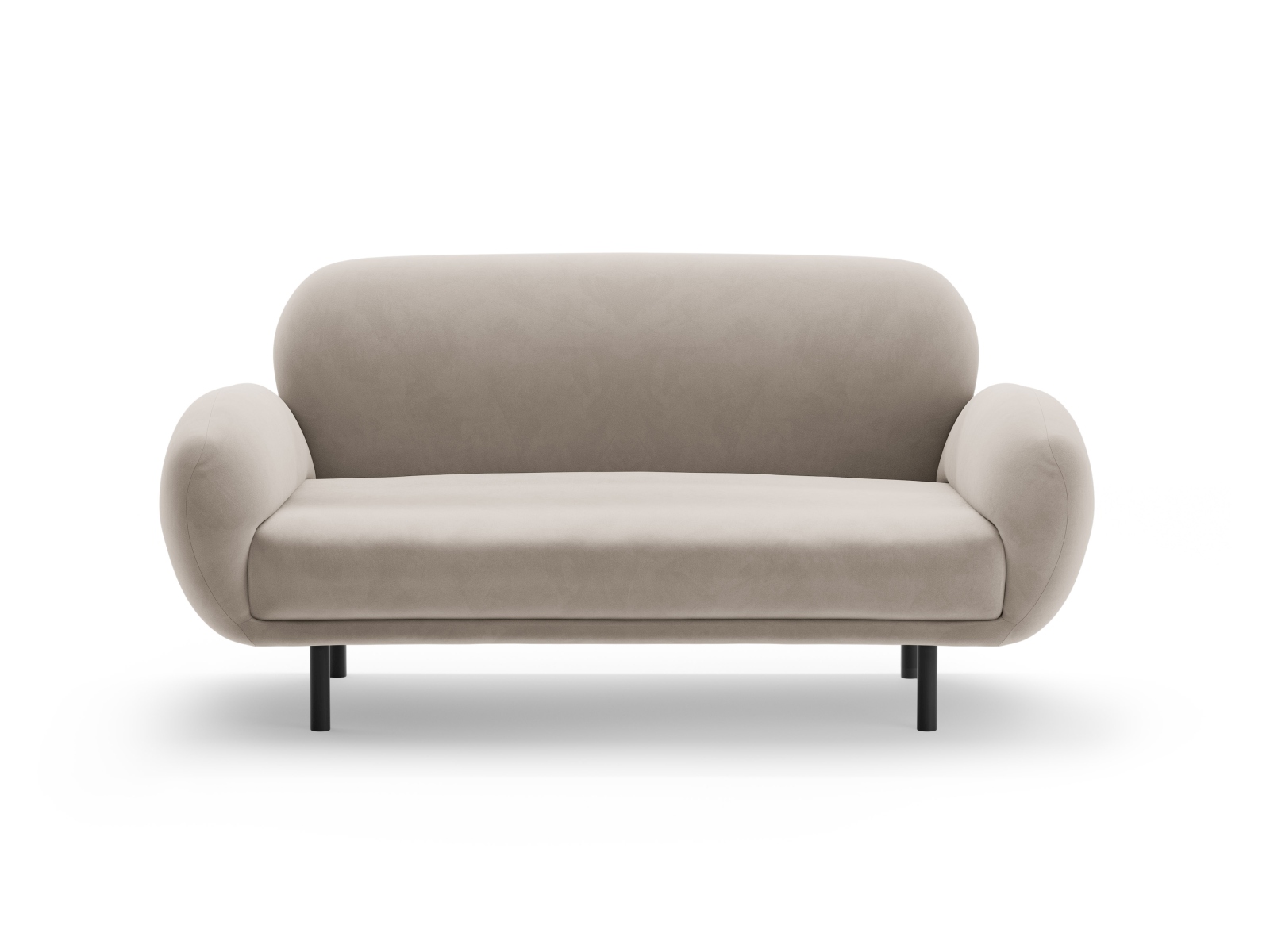 Velvet Sofa, "Poppy", 2 Seats, 148x72x82