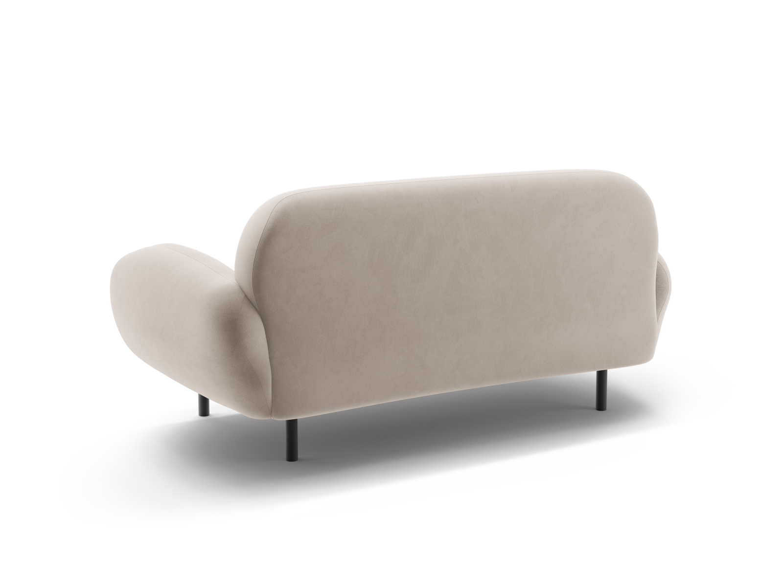 Velvet Sofa, "Poppy", 2 Seats, 148x72x82