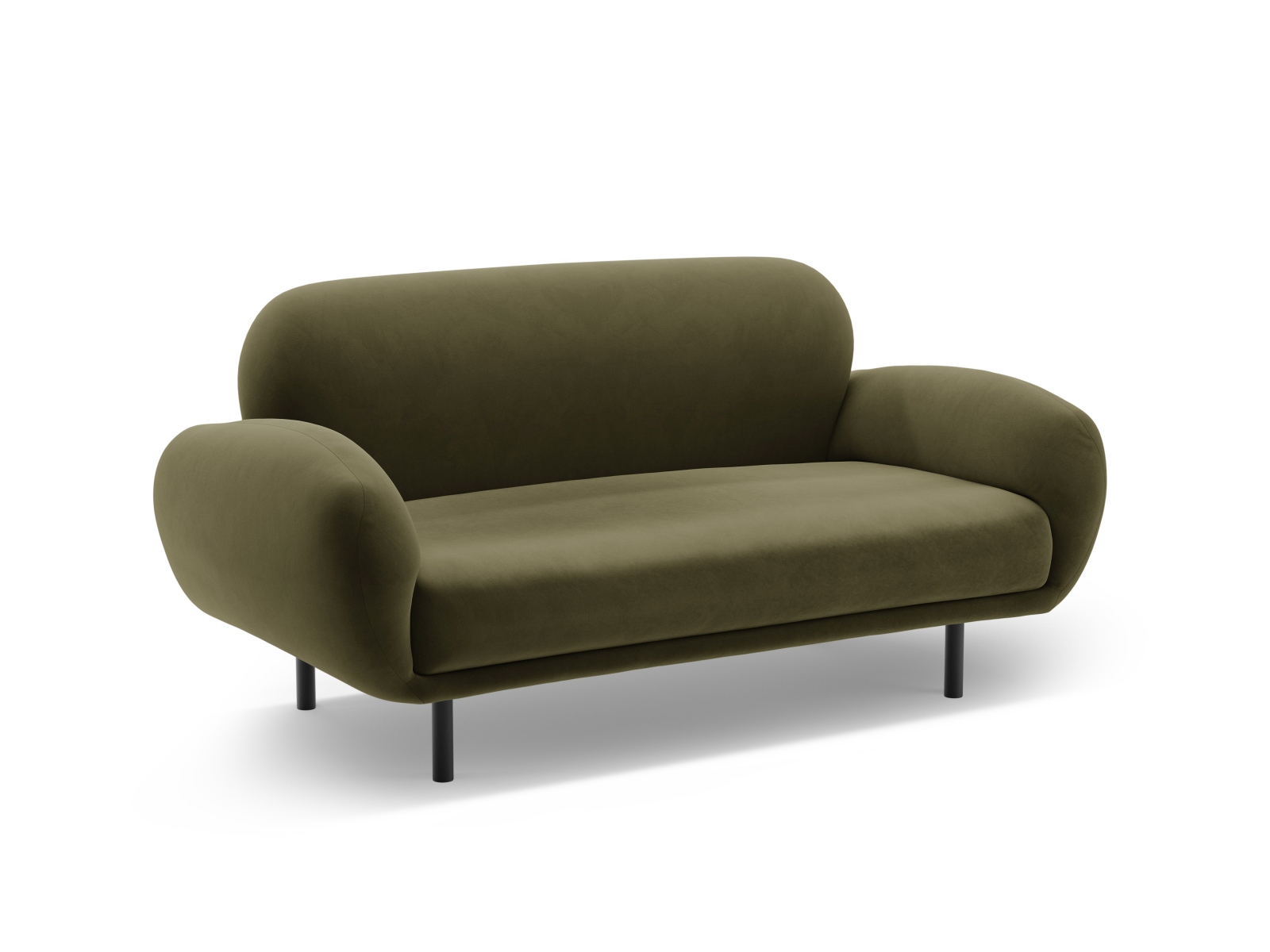Velvet Sofa, "Poppy", 2 Seats, 148x72x82