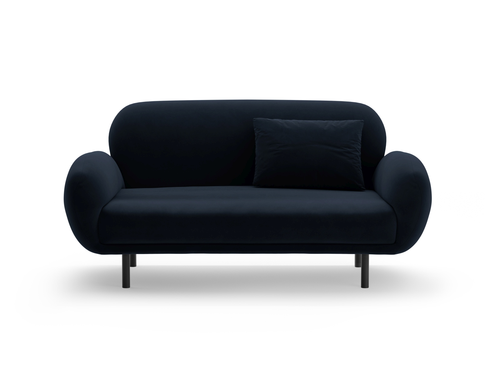 Velvet Sofa, "Poppy", 2 Seats, 148x72x82