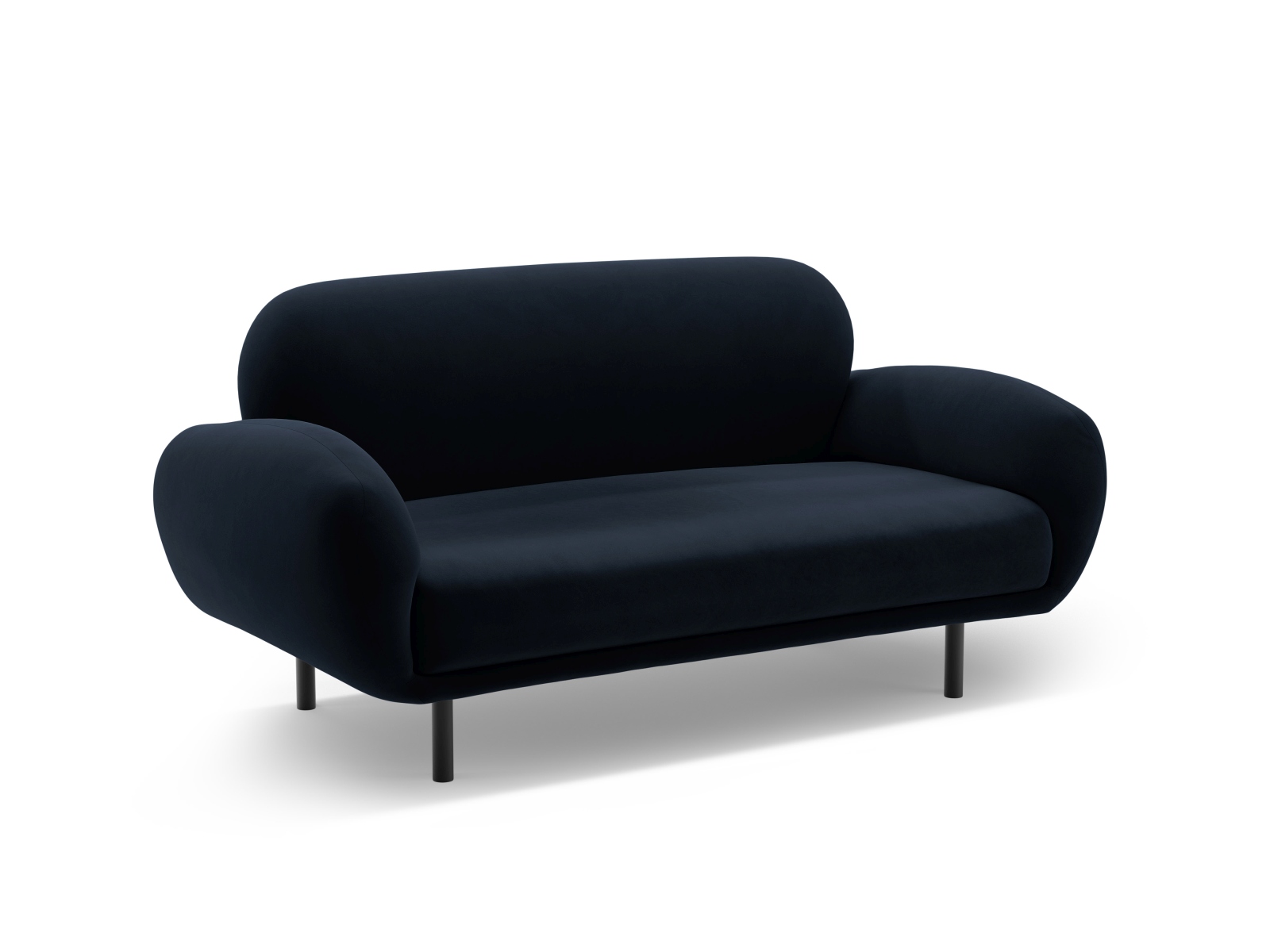 Velvet Sofa, "Poppy", 2 Seats, 148x72x82