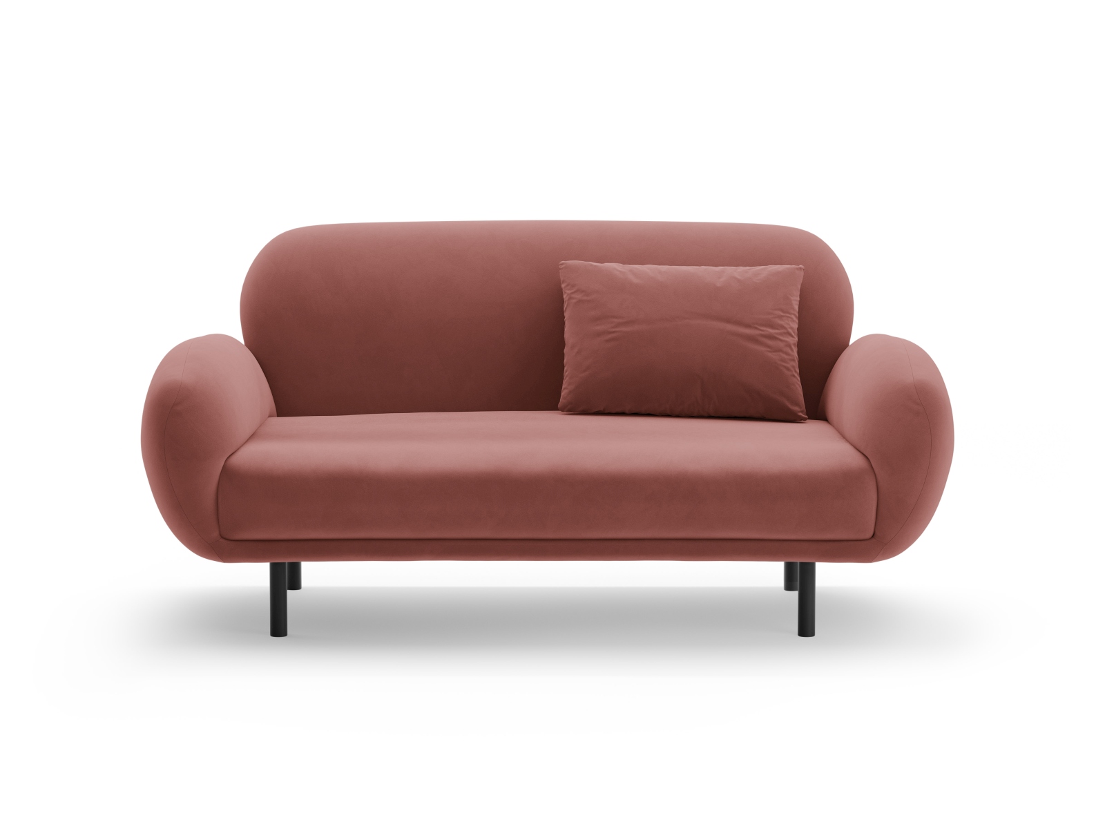 Velvet Sofa, "Poppy", 2 Seats, 148x72x82